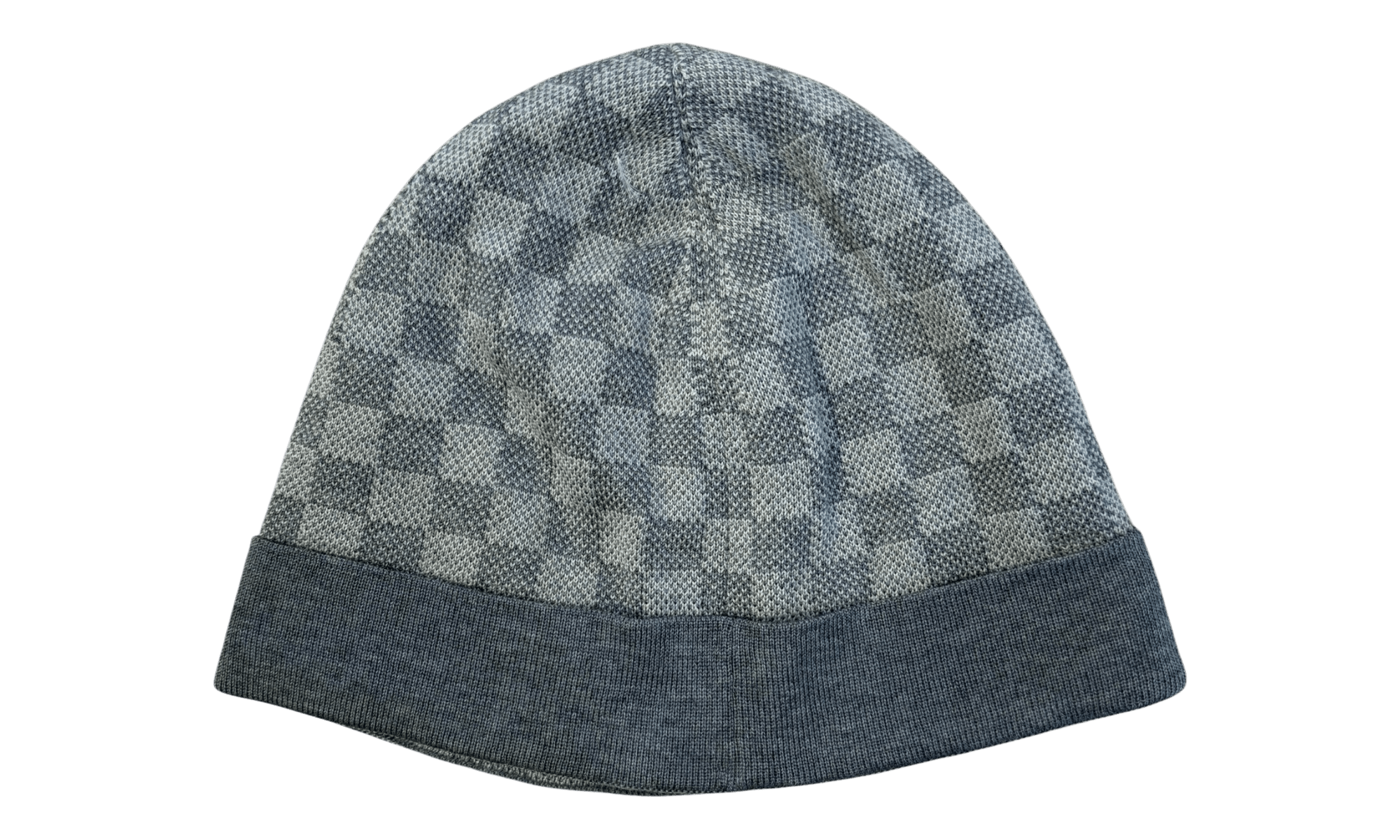 Louis Vuitton Neo Petit Damier Grey Beanie (PreOwned) Size ONE SIZE - 2 Thumbnail