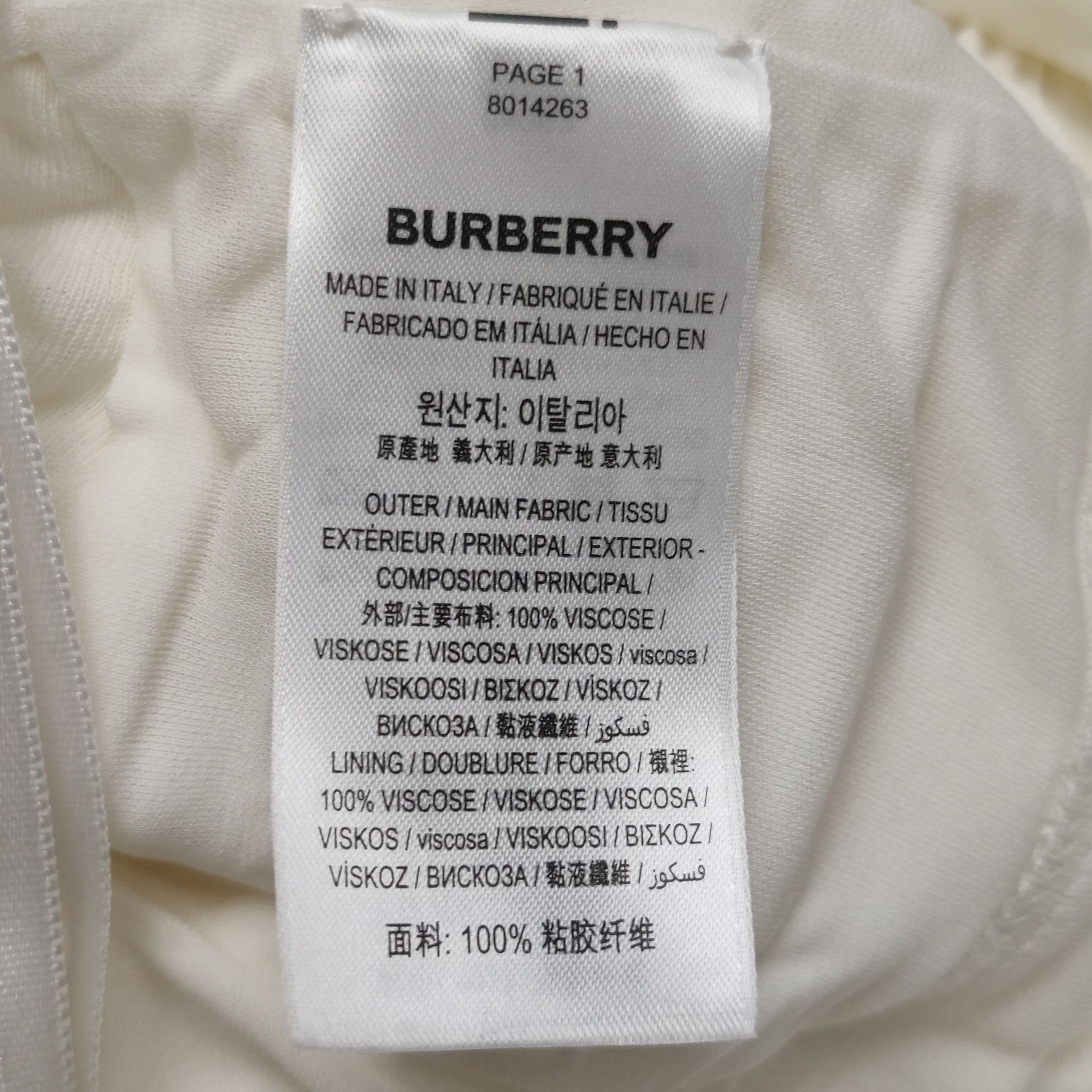 Burberry Burberry Women 0 Short Sleeve Shirts Size XS / US 0-2 / IT 36-38 - 7 Thumbnail