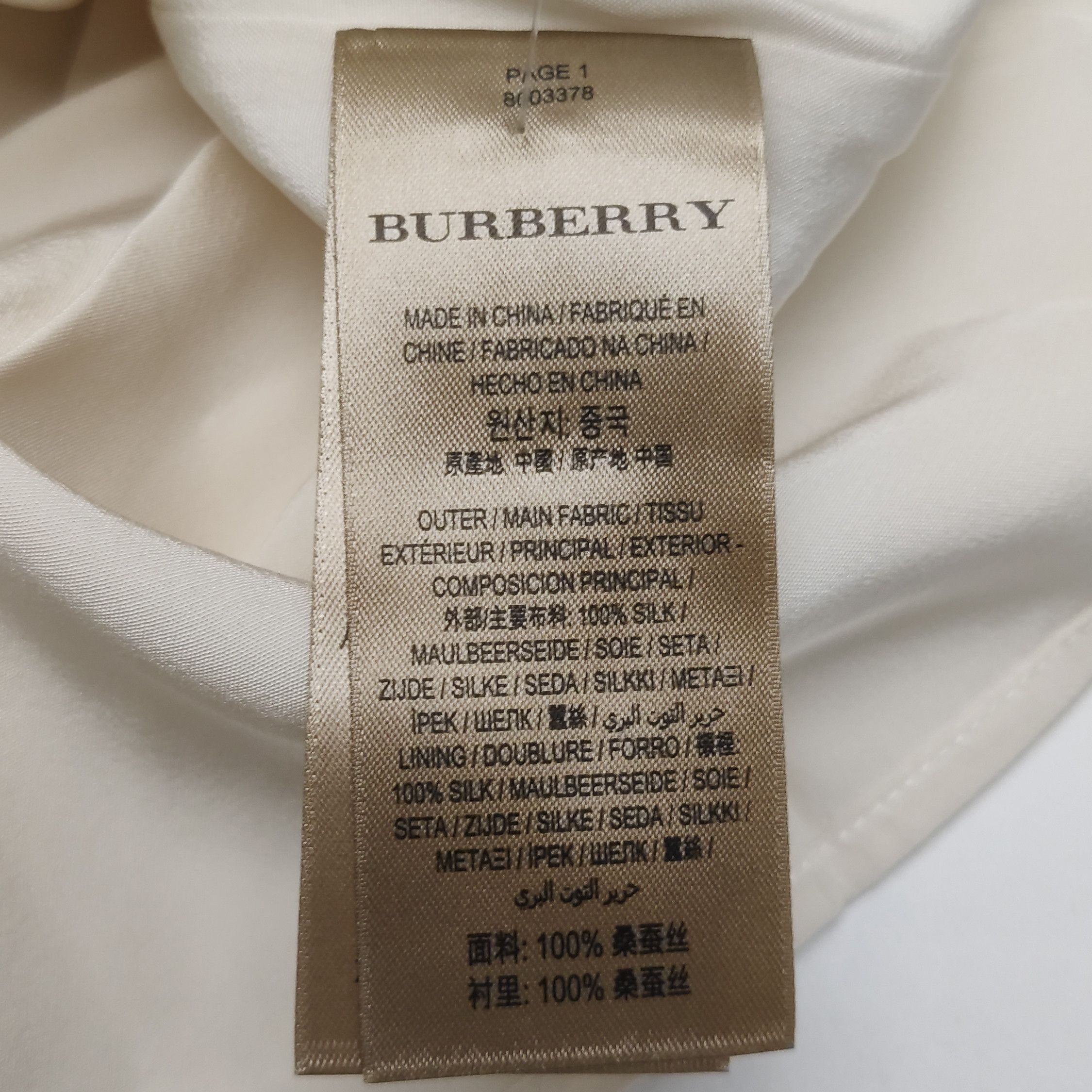 Burberry Burberry Women s Short Sleeve Shirts Size S / US 4 / IT 40 - 7 Thumbnail