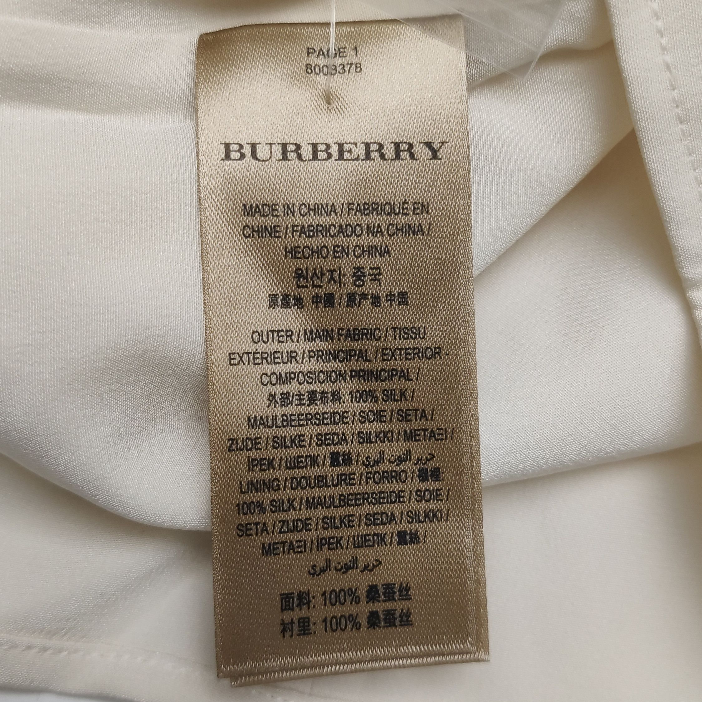 Burberry Burberry Women s Short Sleeve Shirts Size S / US 4 / IT 40 - 8 Thumbnail