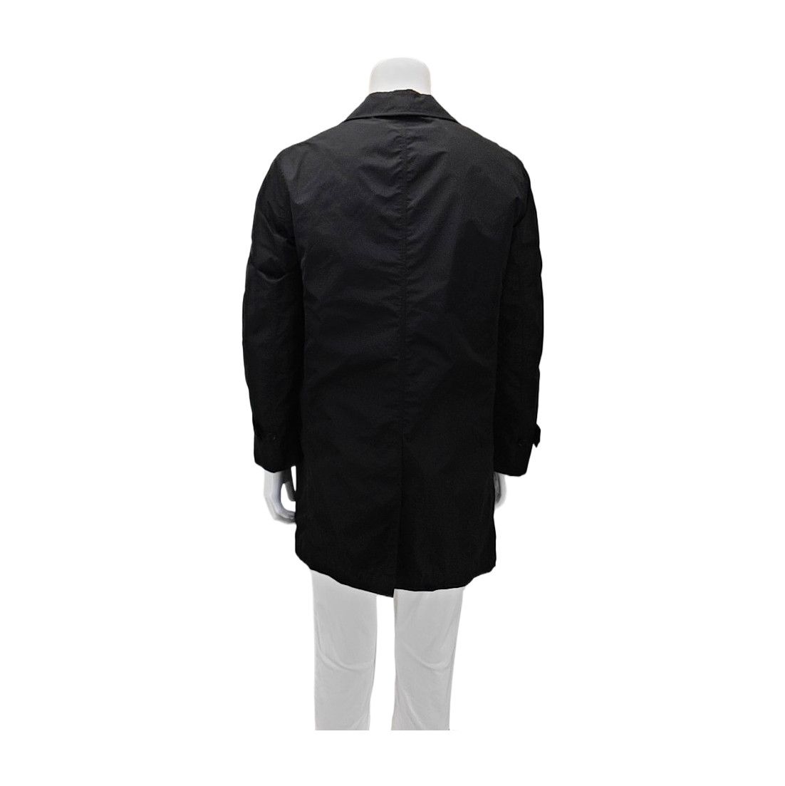 Burberry Burberry Black Mid-Length Raincoat Size L Size US L / EU 52-54 / 3 - 2 Thumbnail