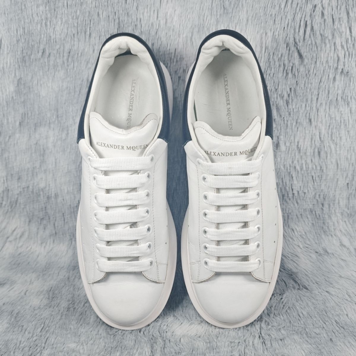 Alexander McQueen Alexander McQueen Oversized White Leather Sneakers 43 Size US 10 / EU 43 - 6 Thumbnail