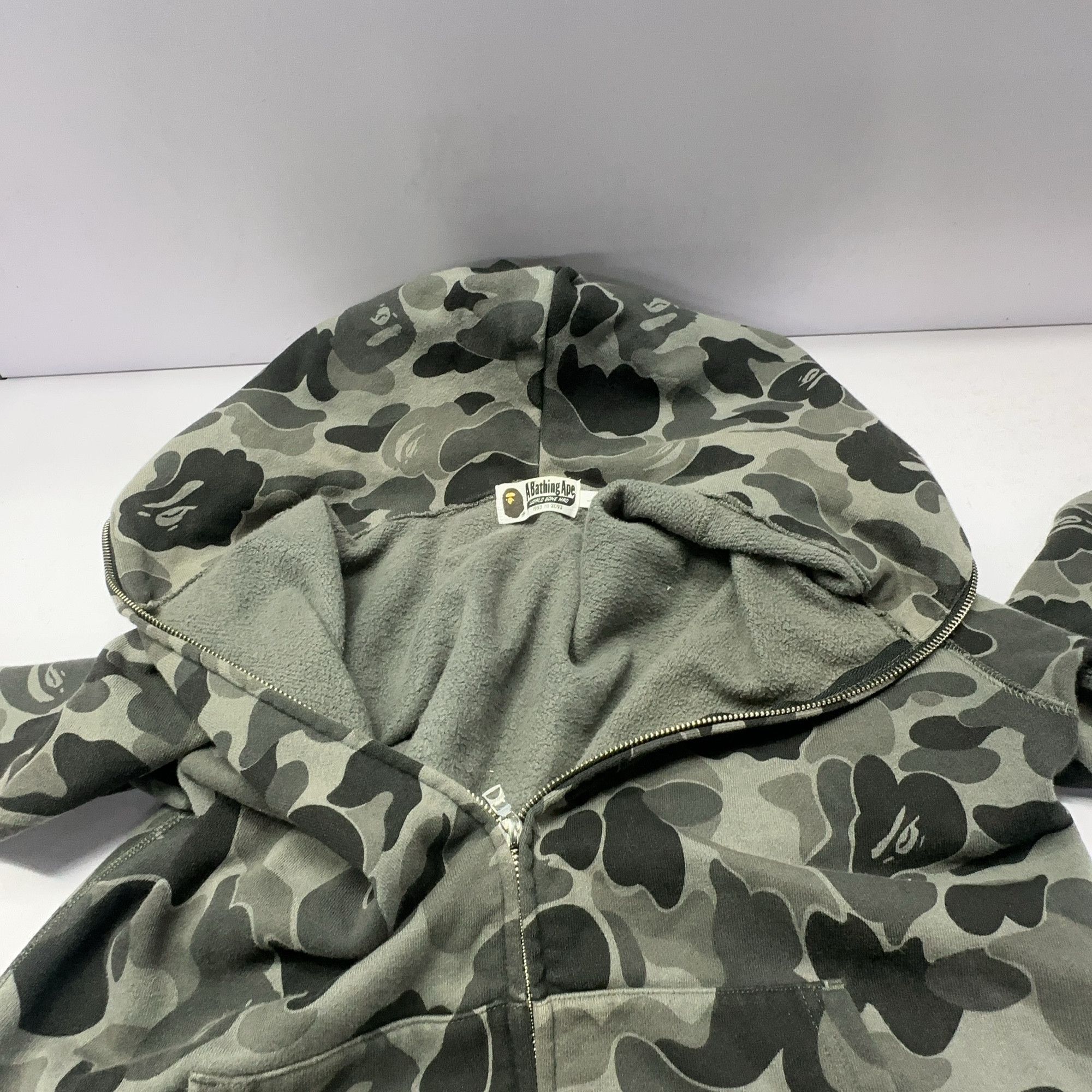 Bape A BATHING APE Camo Shark Full Zip Hoodie Size L Size US L / EU 52-54 / 3 - 8 Thumbnail