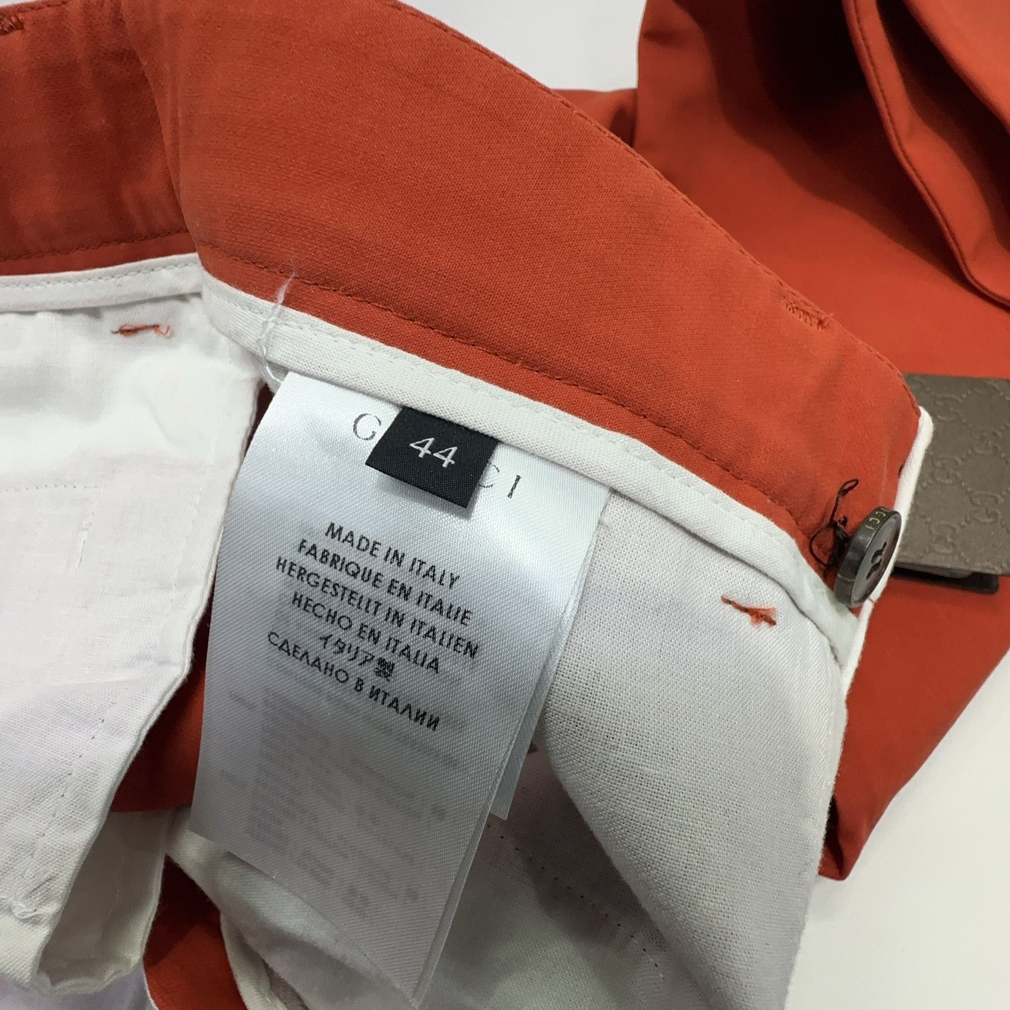 Gucci Gucci Cotton Trousers Orange Size 28 Size US 28 / EU 44 - 3 Thumbnail