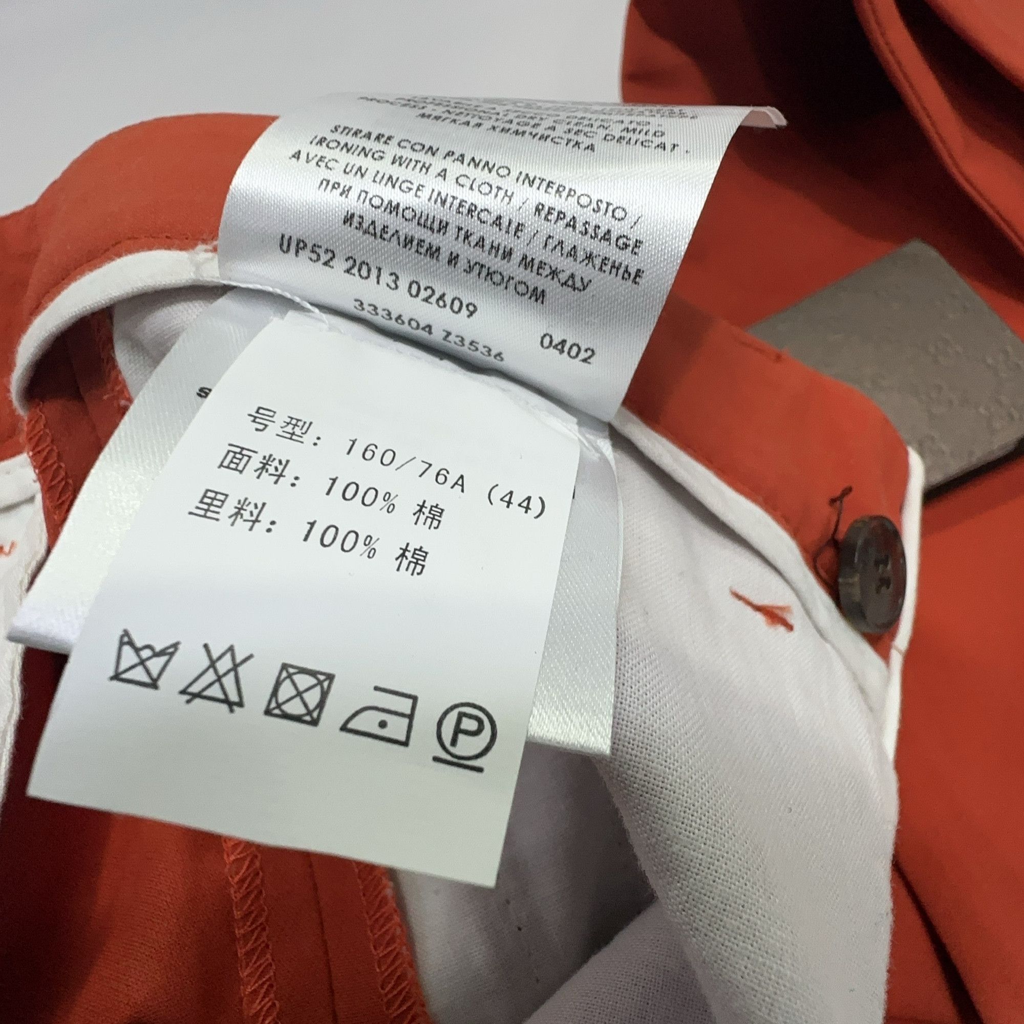 Gucci Gucci Cotton Trousers Orange Size 28 Size US 28 / EU 44 - 4 Thumbnail