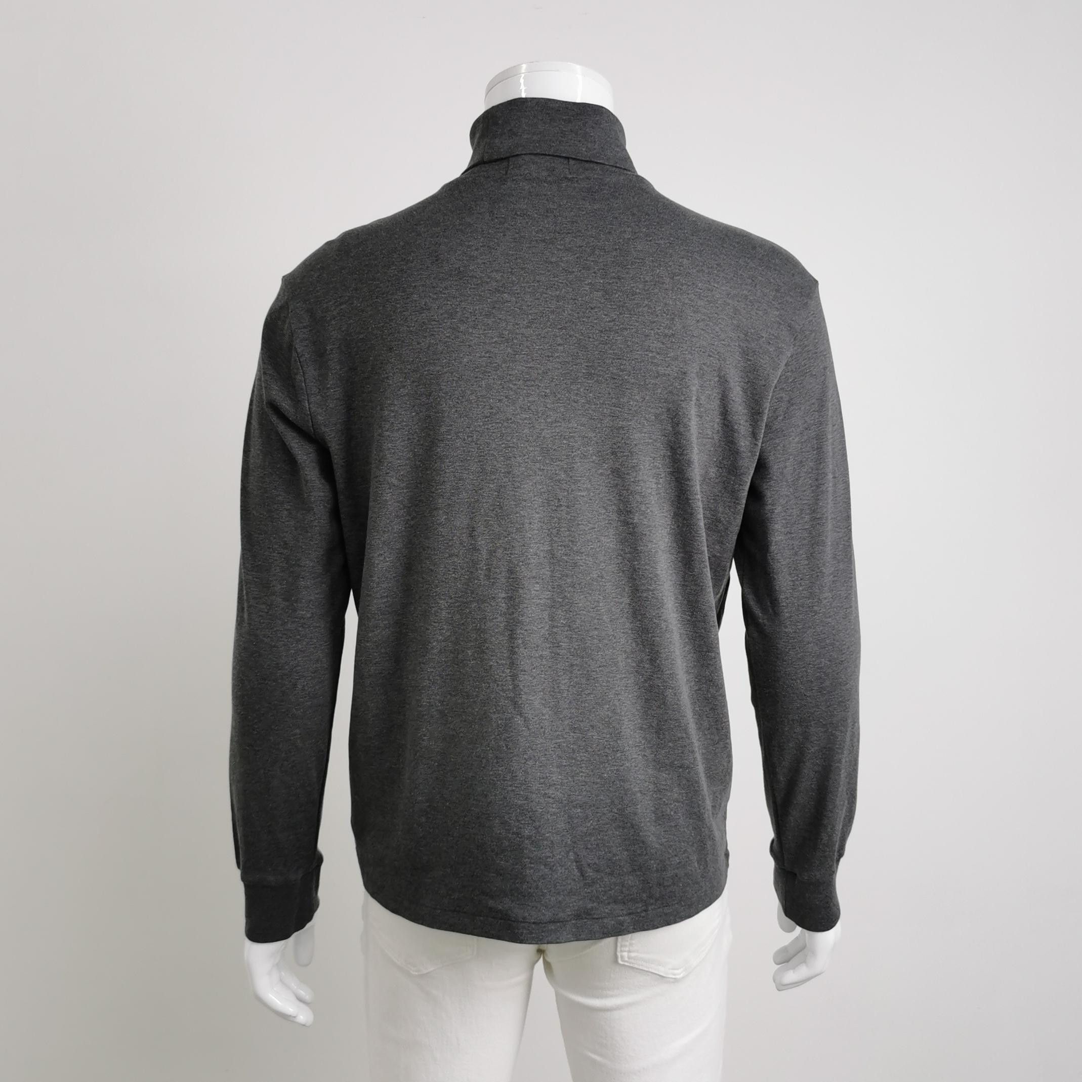 Polo Ralph Lauren Polo Ralph Lauren Gray Mock Neck Long Sleeve T-Shirt Size L Size US L / EU 52-54 / 3 - 2 Thumbnail