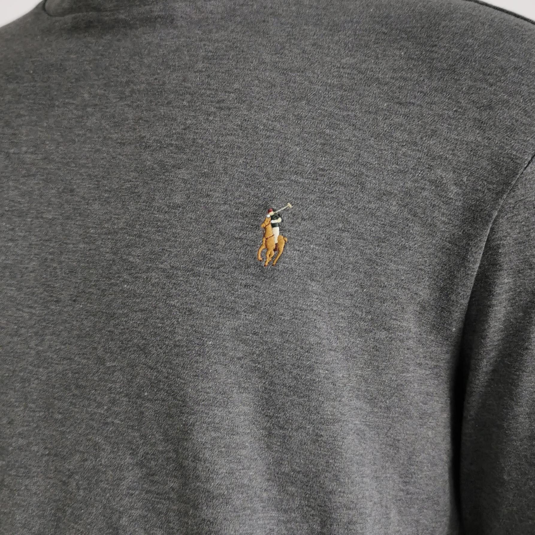 Polo Ralph Lauren Polo Ralph Lauren Gray Mock Neck Long Sleeve T-Shirt Size L Size US L / EU 52-54 / 3 - 3 Thumbnail