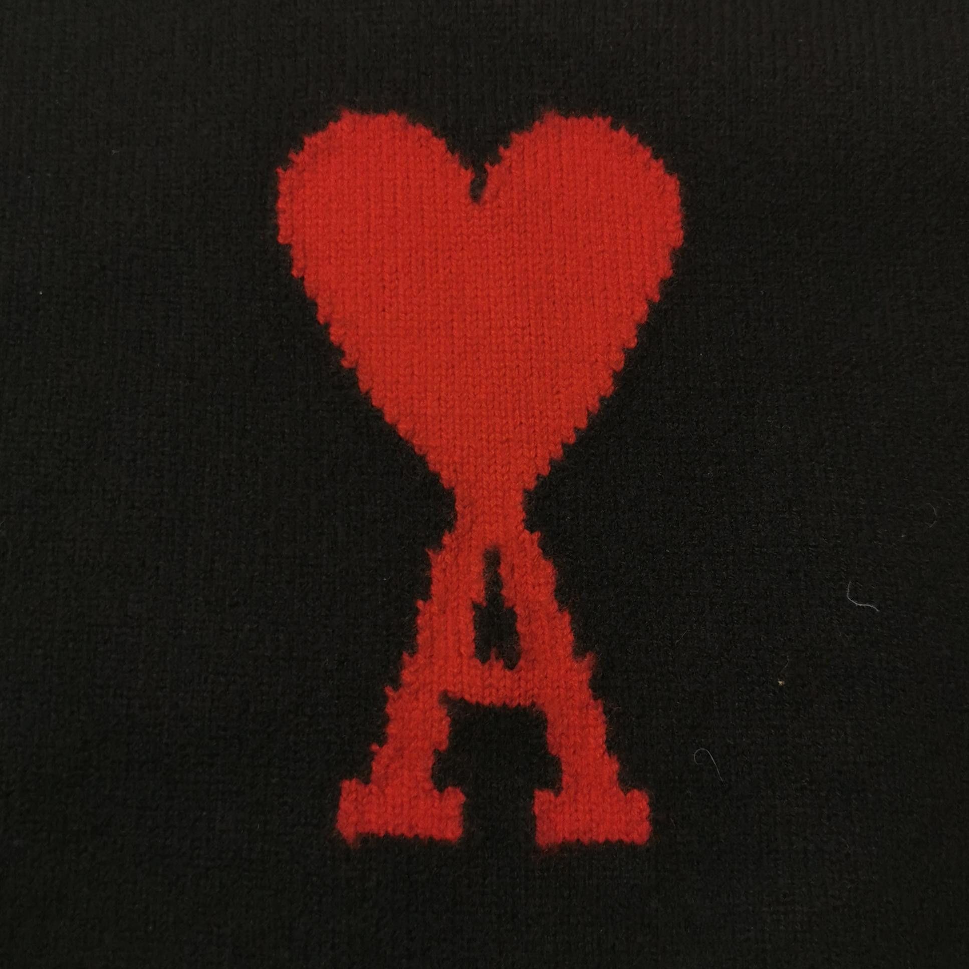 AMI AMI Alexandre Mattiussi Heart Logo Sweater Size S Size US S / EU 44-46 / 1 - 3 Thumbnail