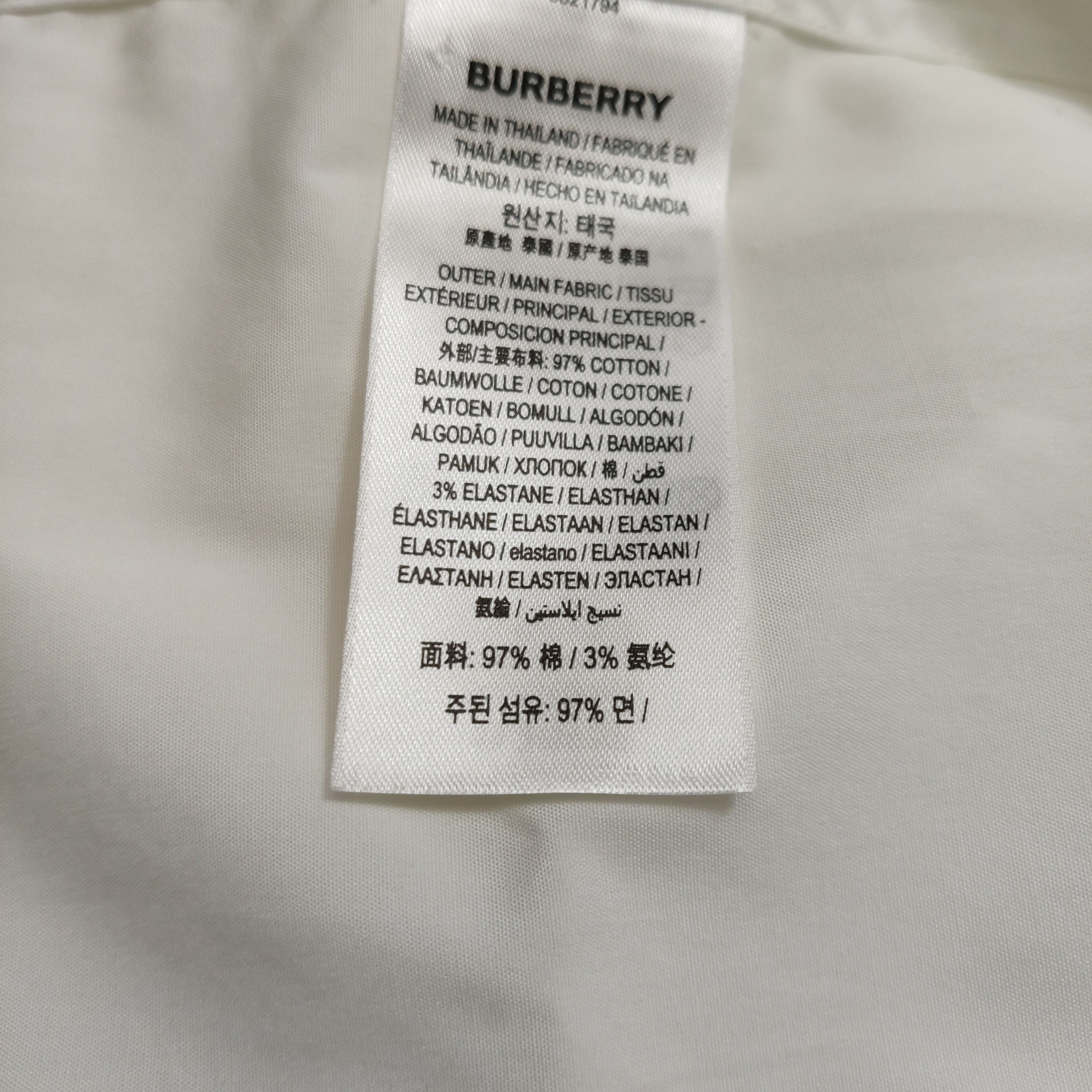 Burberry Burberry Logo Patch Button Up Shirt Size L Size US L / EU 52-54 / 3 - 8 Thumbnail