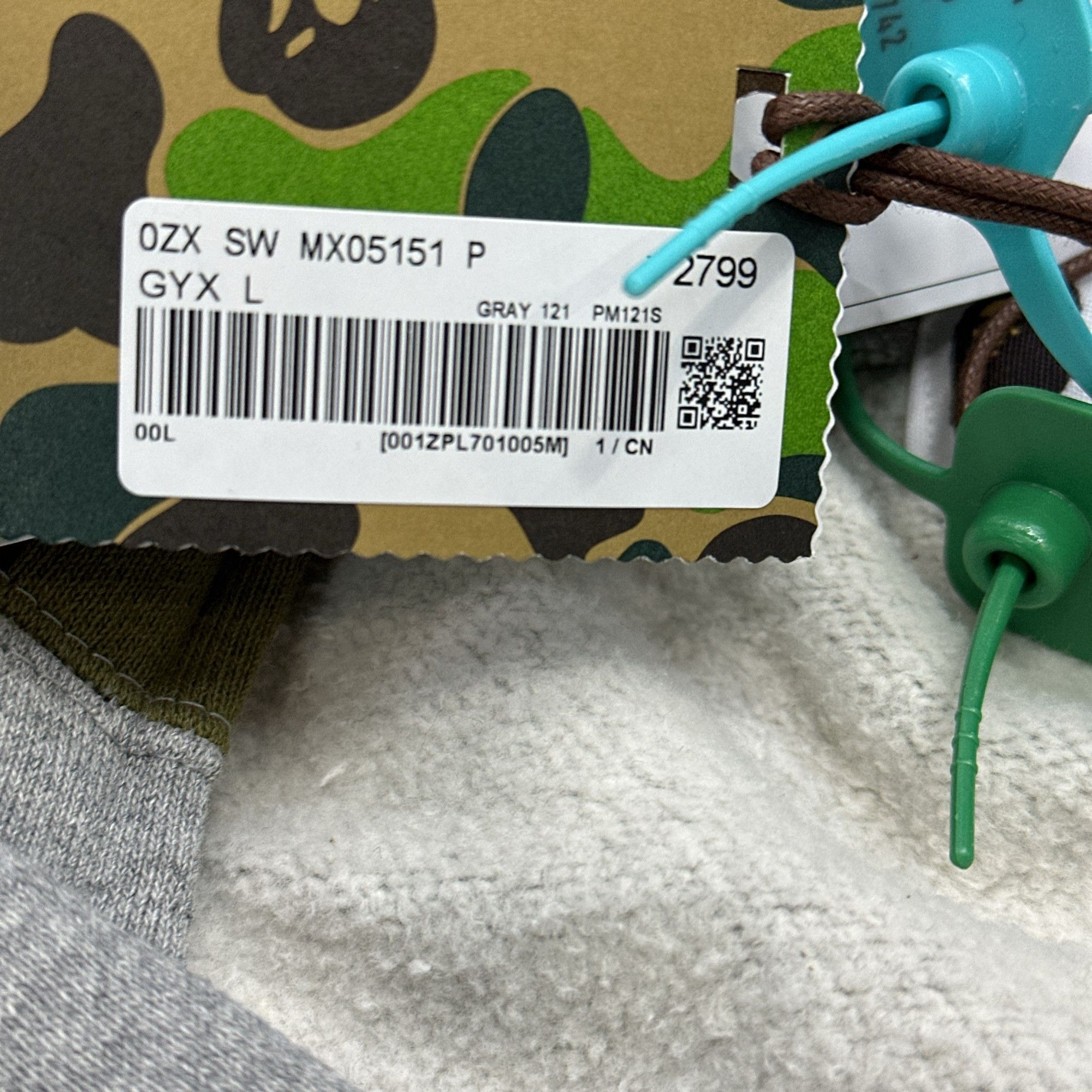 Bape A Bathing Ape Camo Shark Full Zip Hoodie Size L Size US L / EU 52-54 / 3 - 3 Thumbnail