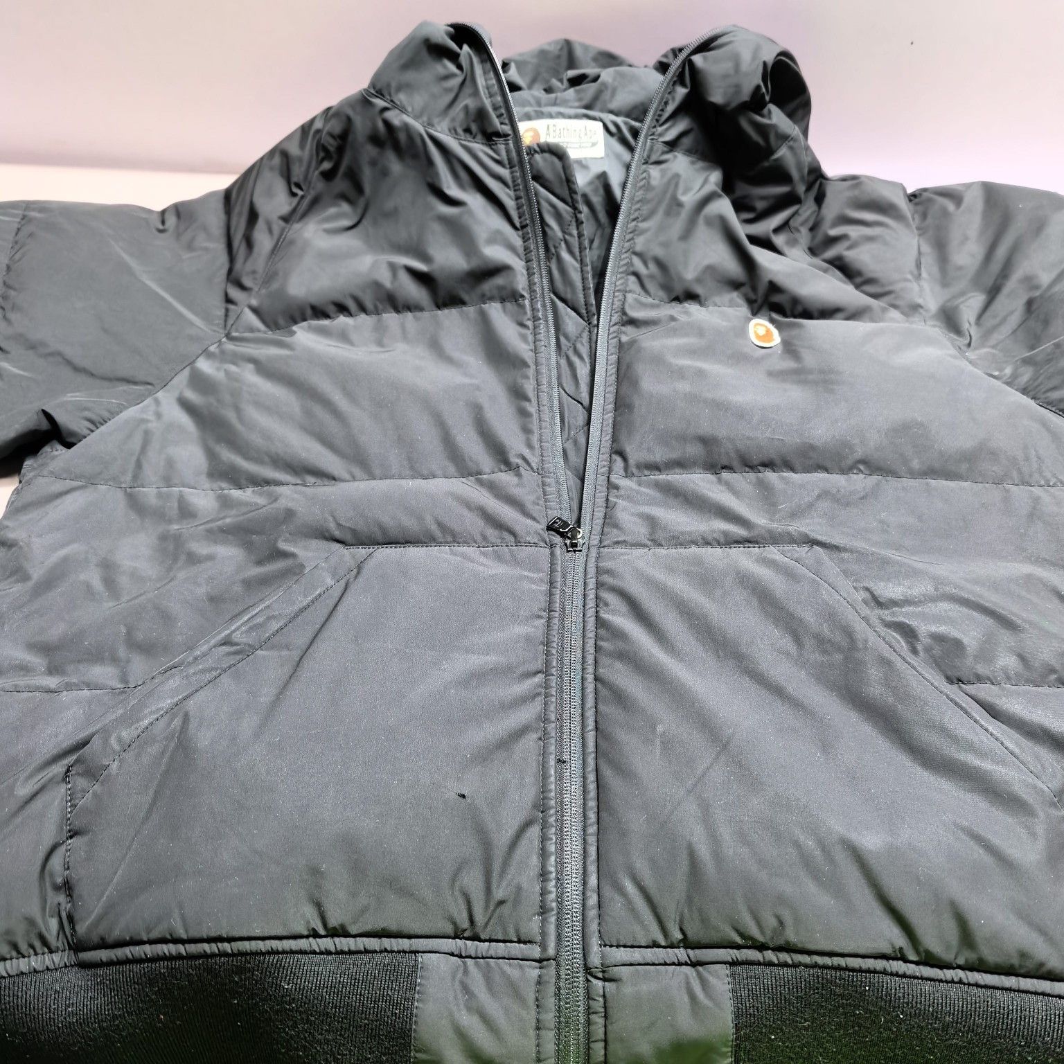 Bape A Bathing Ape Embroidered Logo Puffer Jacket Size XL Size US XL / EU 56 / 4 - 13 Thumbnail