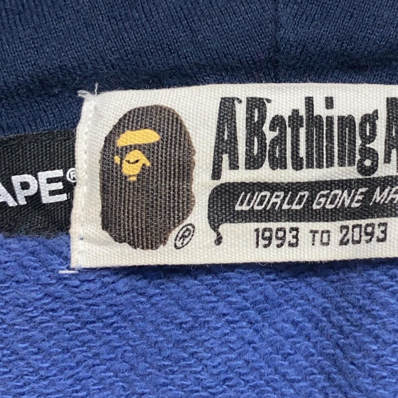 Bape A Bathing Ape Blue Camo Shark Full-Zip Hoodie Size XXL Size US XXL / EU 58 / 5 - 7 Thumbnail
