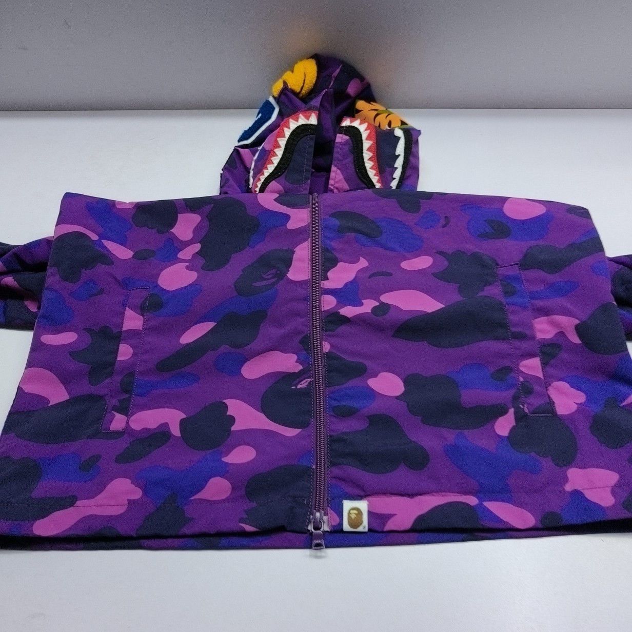 Bape A BATHING APE Purple Shark Hoodie Size S Size US S / EU 44-46 / 1 - 14 Thumbnail