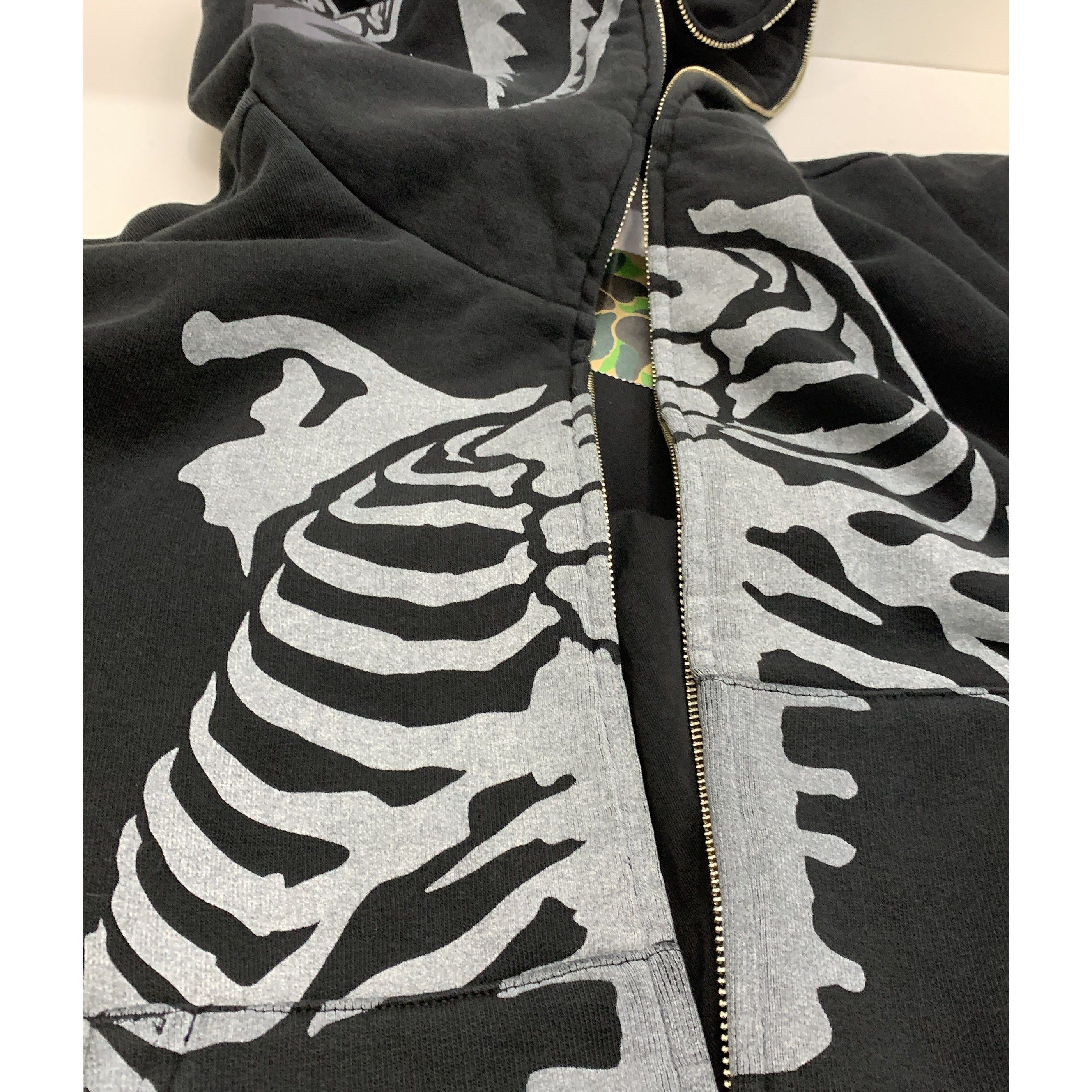 Bape A Bathing Ape Skeleton Zip Hoodie Size M Size US M / EU 48-50 / 2 - 5 Thumbnail