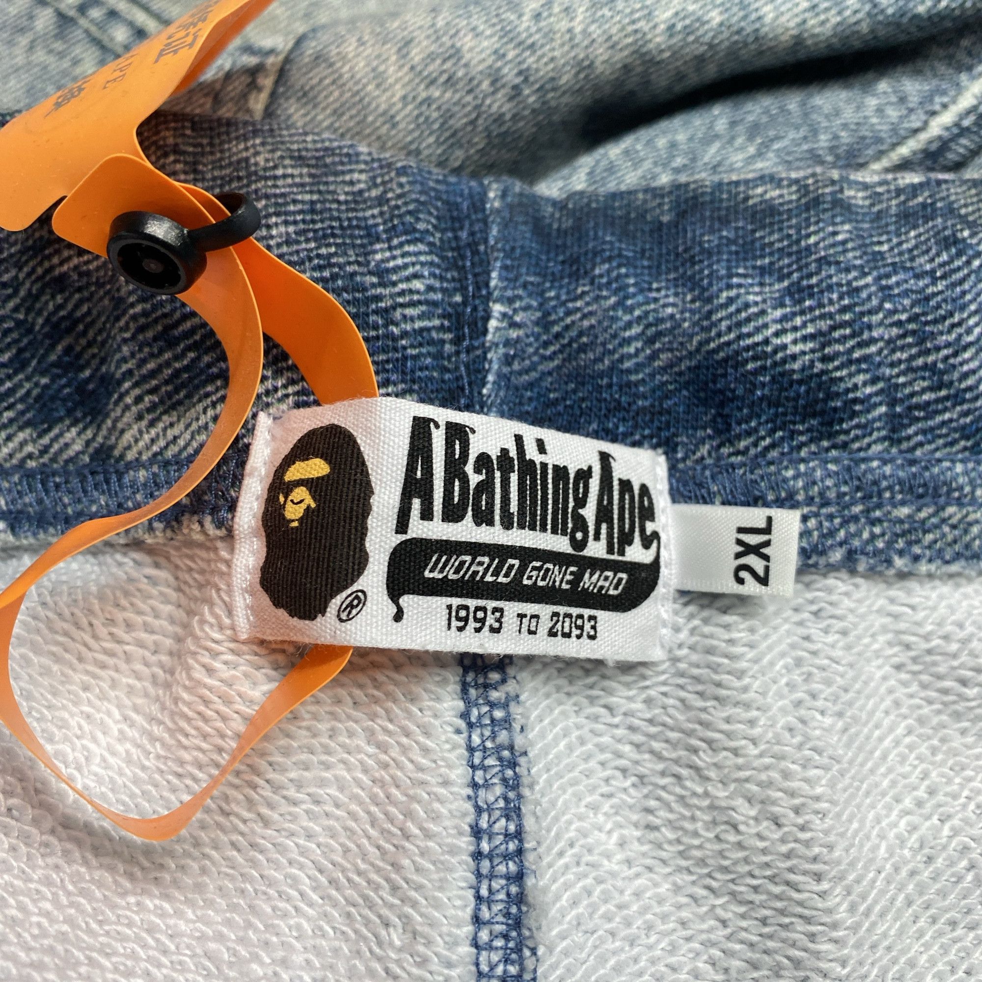 Bape A Bathing Ape Star Logo Denim Shorts Size XXL Size US 38 / EU 54 - 4 Thumbnail