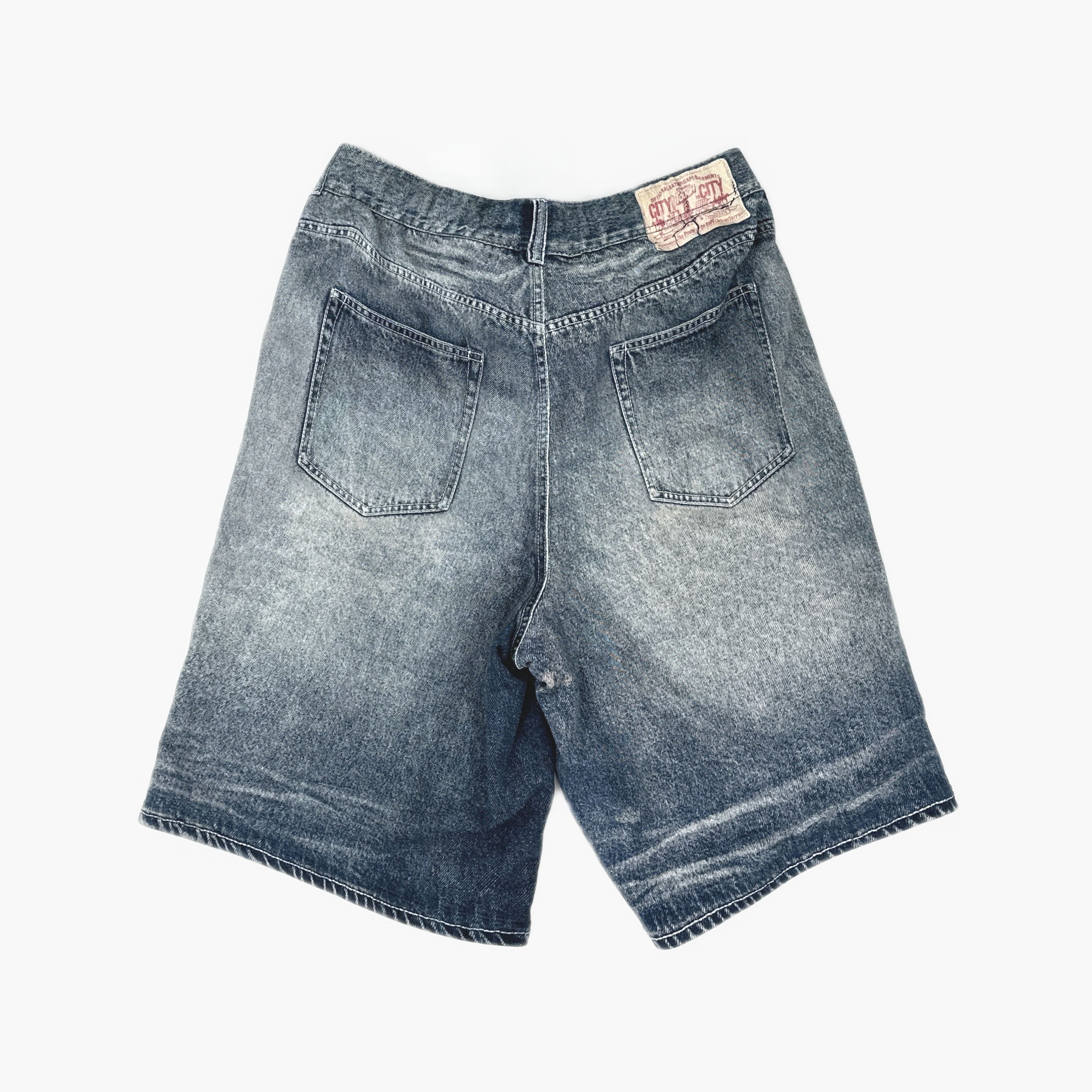 Bape A Bathing Ape Star Logo Denim Shorts Size XXL Size US 38 / EU 54 - 2 Thumbnail