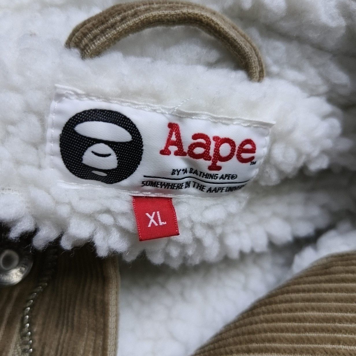 Aape Aape Corduroy Sherpa Jacket Size XL Size US XL / EU 56 / 4 - 3 Thumbnail