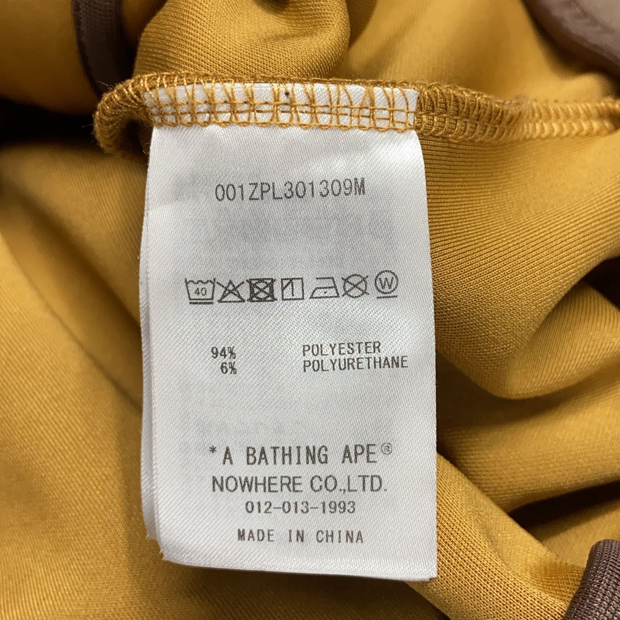 Bape A Bathing Ape Monogram Zip-Up Jacket Size XL Size US XL / EU 56 / 4 - 6 Thumbnail