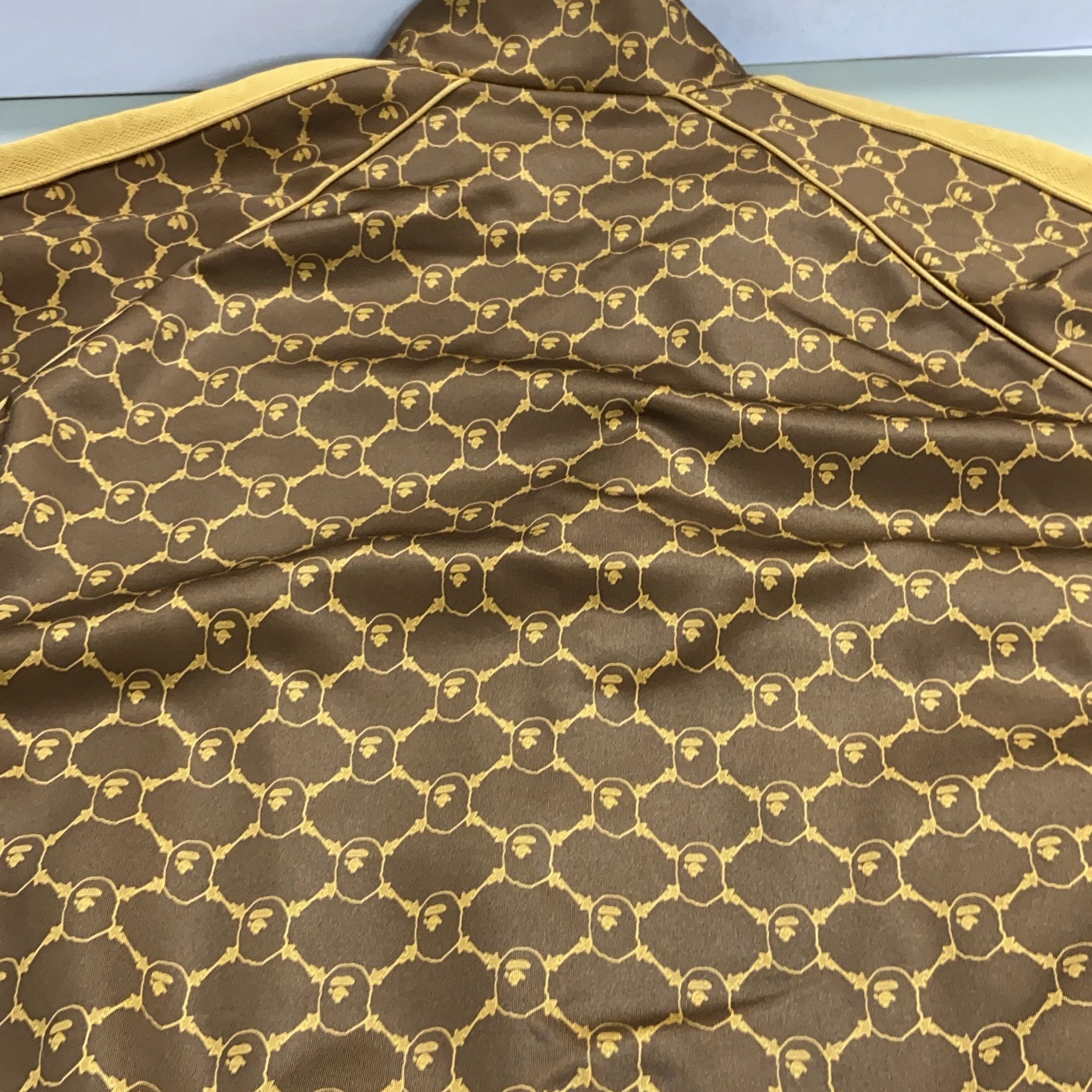 Bape A Bathing Ape Monogram Zip-Up Jacket Size XL Size US XL / EU 56 / 4 - 7 Thumbnail
