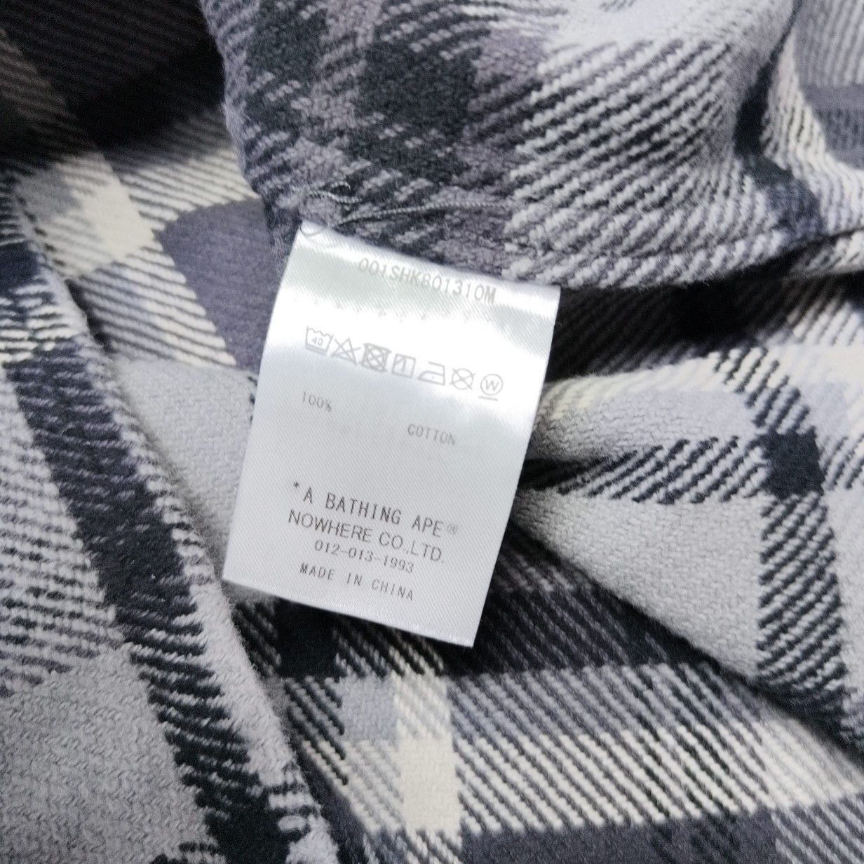 Bape A BATHING APE Plaid Flannel Shirt Size L Size US L / EU 52-54 / 3 - 5 Thumbnail