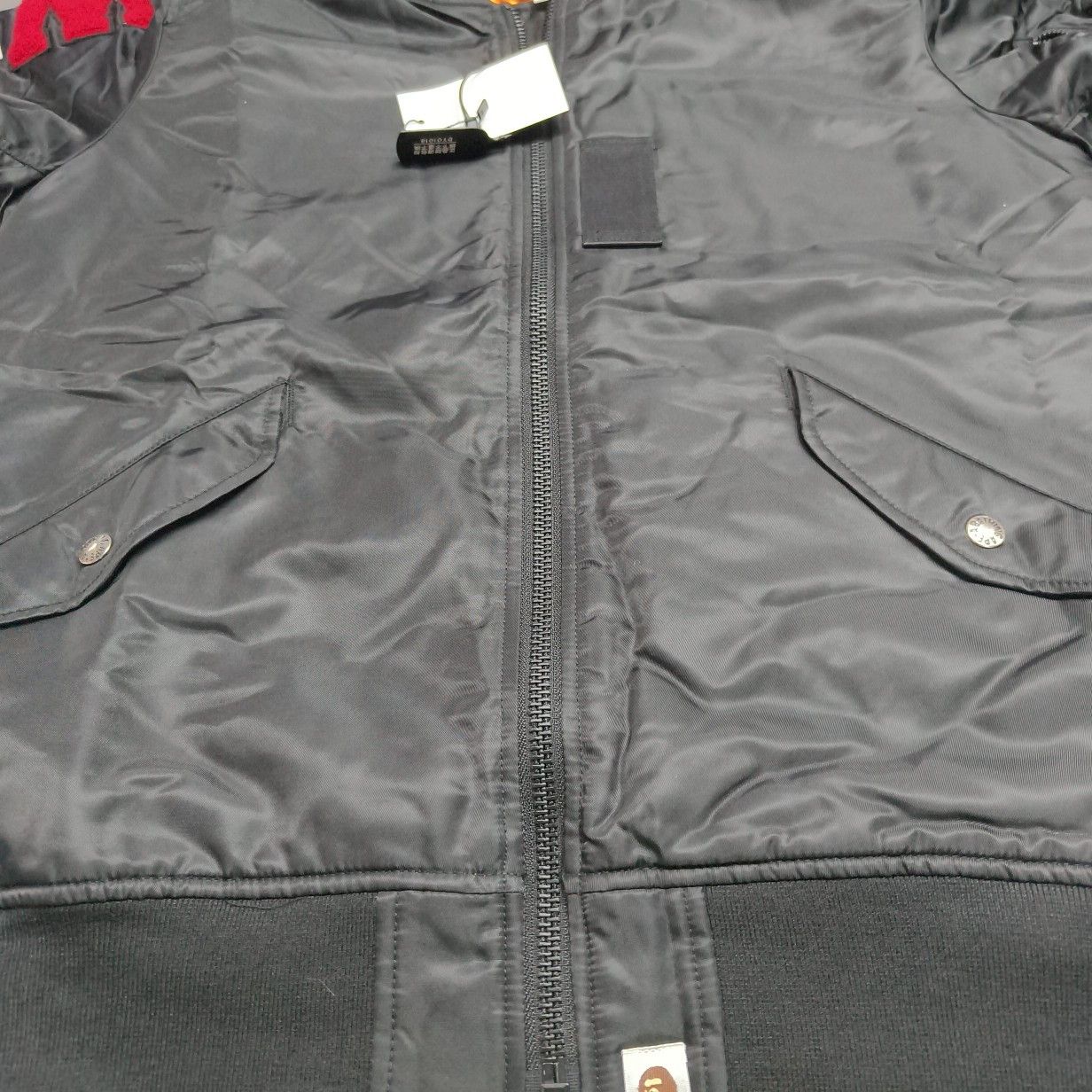 Bape A Bathing Ape Shark Graphic Bomber Jacket Size L Size US L / EU 52-54 / 3 - 7 Thumbnail