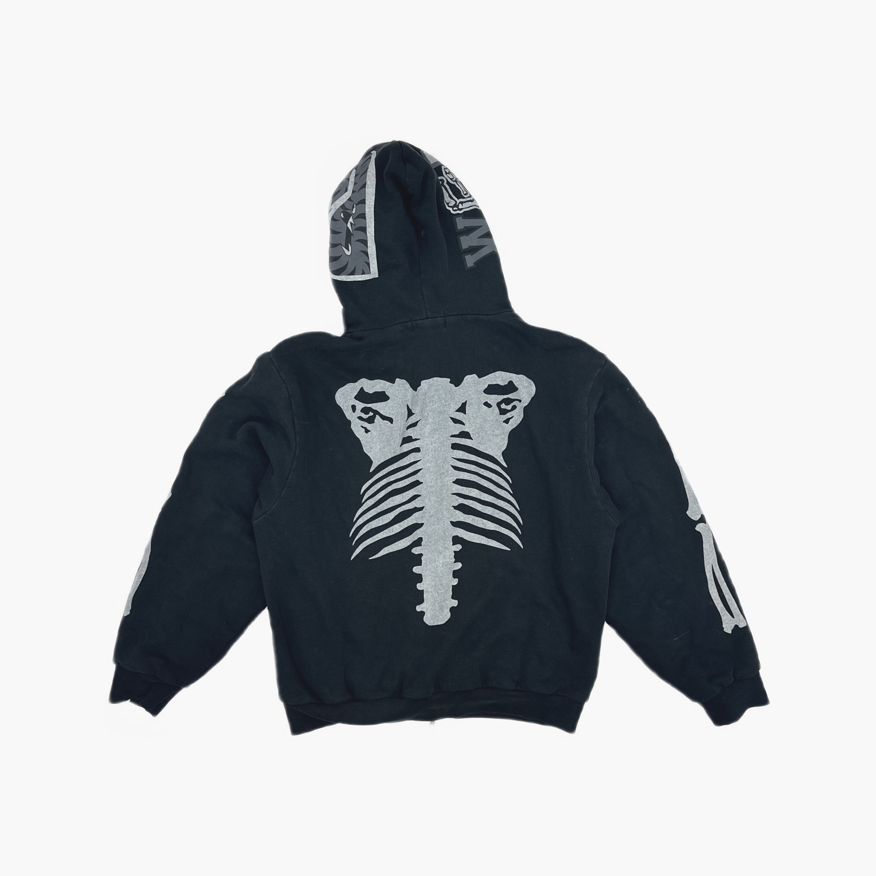 Bape A BATHING APE Skeleton Zip Hoodie Size L Size US L / EU 52-54 / 3 - 2 Thumbnail