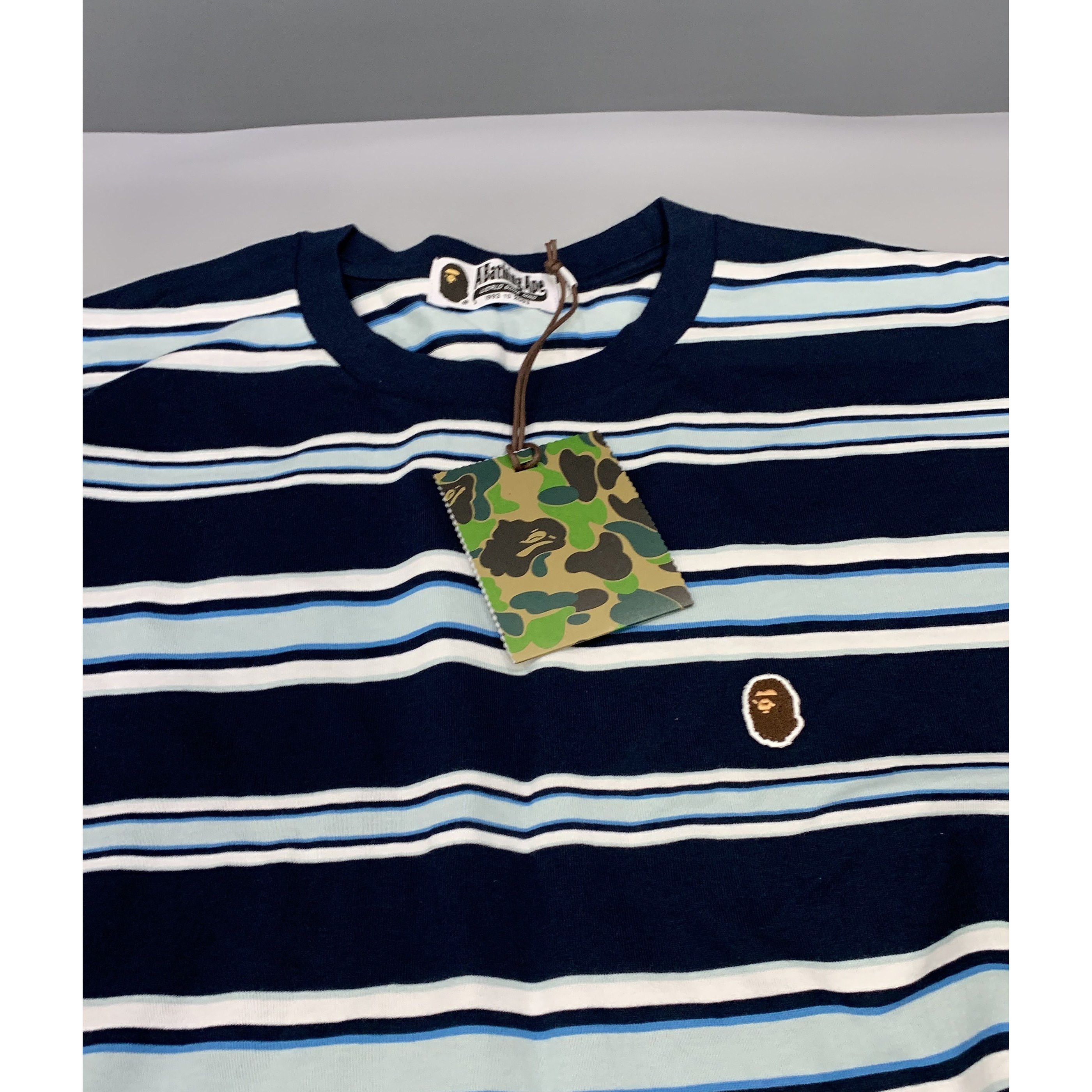 Bape A Bathing Ape Striped Long Sleeve T-Shirt Size XXL Size US XXL / EU 58 / 5 - 6 Thumbnail