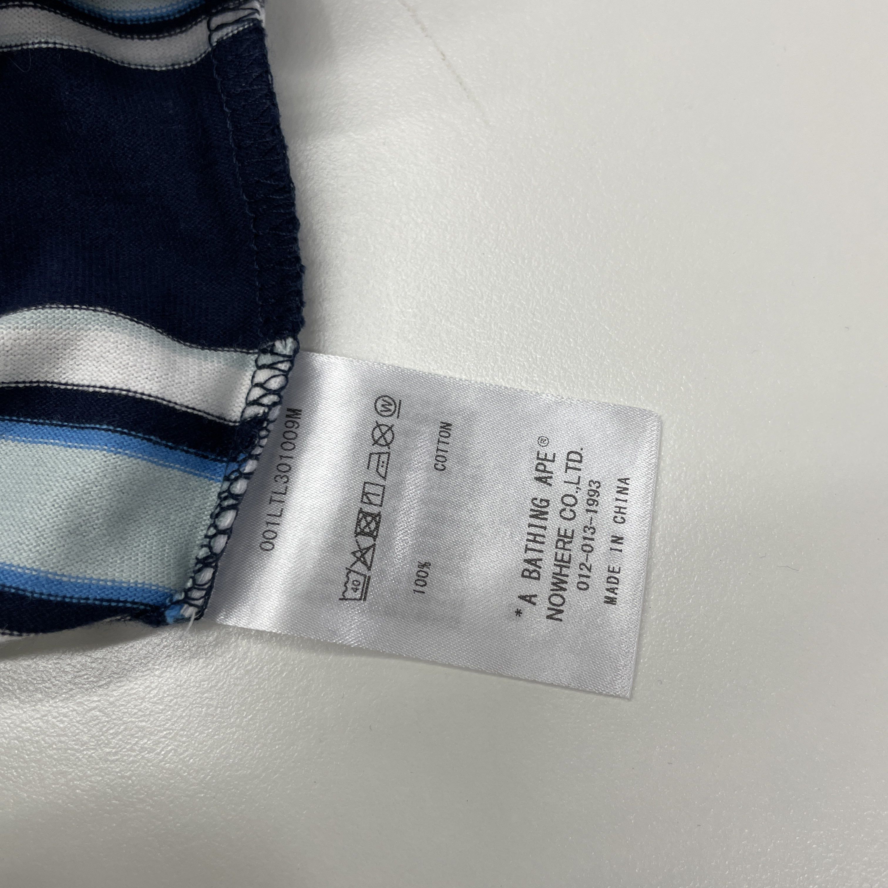 Bape A Bathing Ape Striped Long Sleeve T-Shirt Size XXL Size US XXL / EU 58 / 5 - 4 Thumbnail