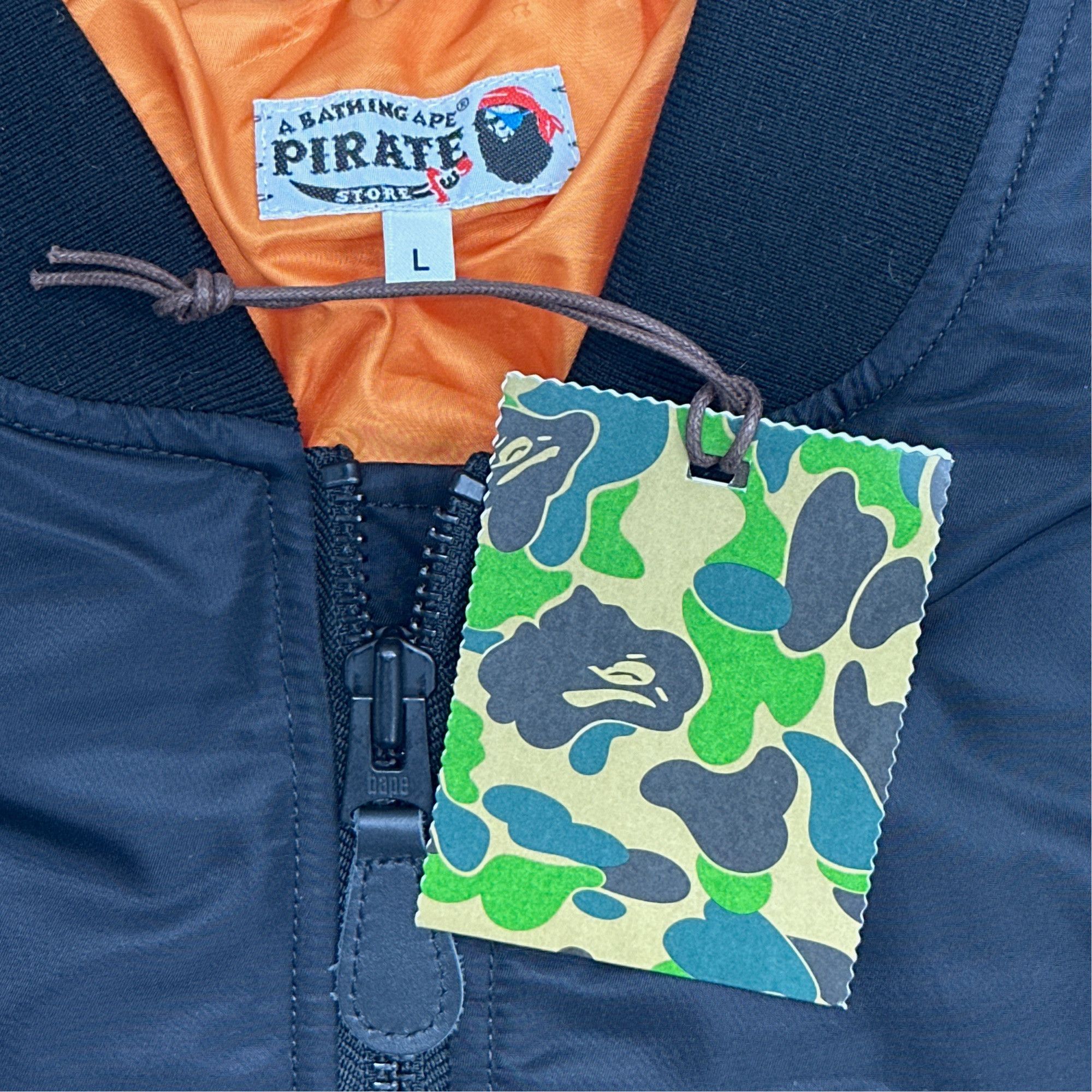 Bape A Bathing Ape Pirate Store Bomber Jacket Size L Size US L / EU 52-54 / 3 - 3 Thumbnail
