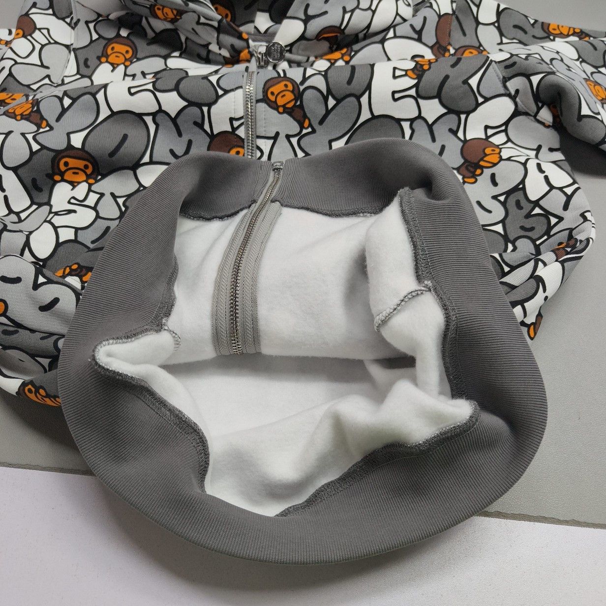 Bape A Bathing Ape Baby Milo Full Print Zip Up Hoodie Size M Size US M / EU 48-50 / 2 - 11 Thumbnail