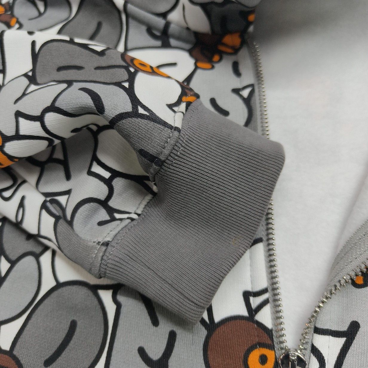 Bape A Bathing Ape Baby Milo Full Print Zip Up Hoodie Size M Size US M / EU 48-50 / 2 - 7 Thumbnail