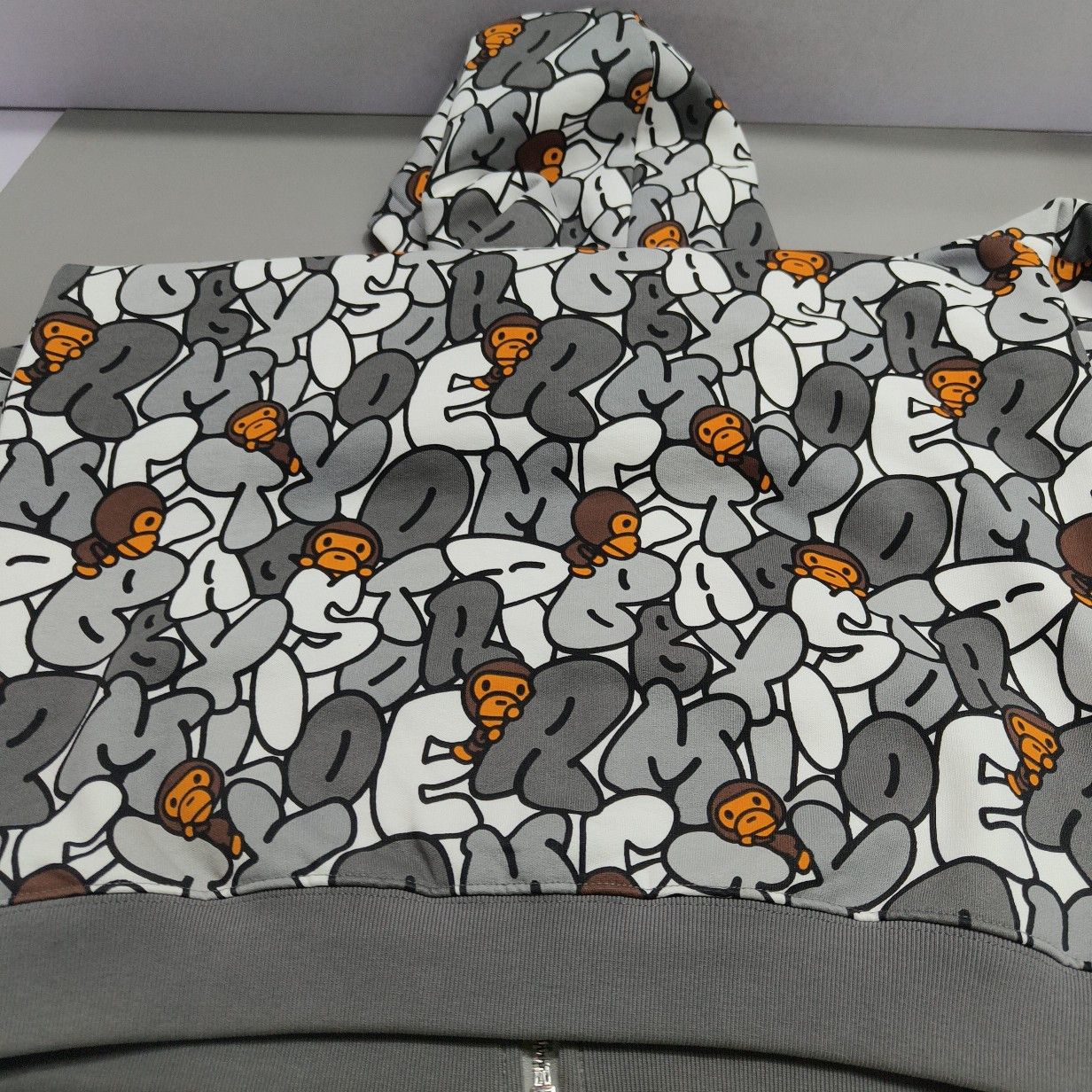 Bape A Bathing Ape Baby Milo Full Print Zip Up Hoodie Size M Size US M / EU 48-50 / 2 - 13 Thumbnail