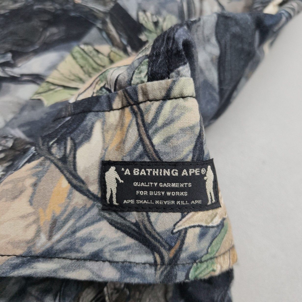 Bape A Bathing Ape Tree Camo Cargo Pants Size L Size US 34 / EU 50 - 4 Thumbnail