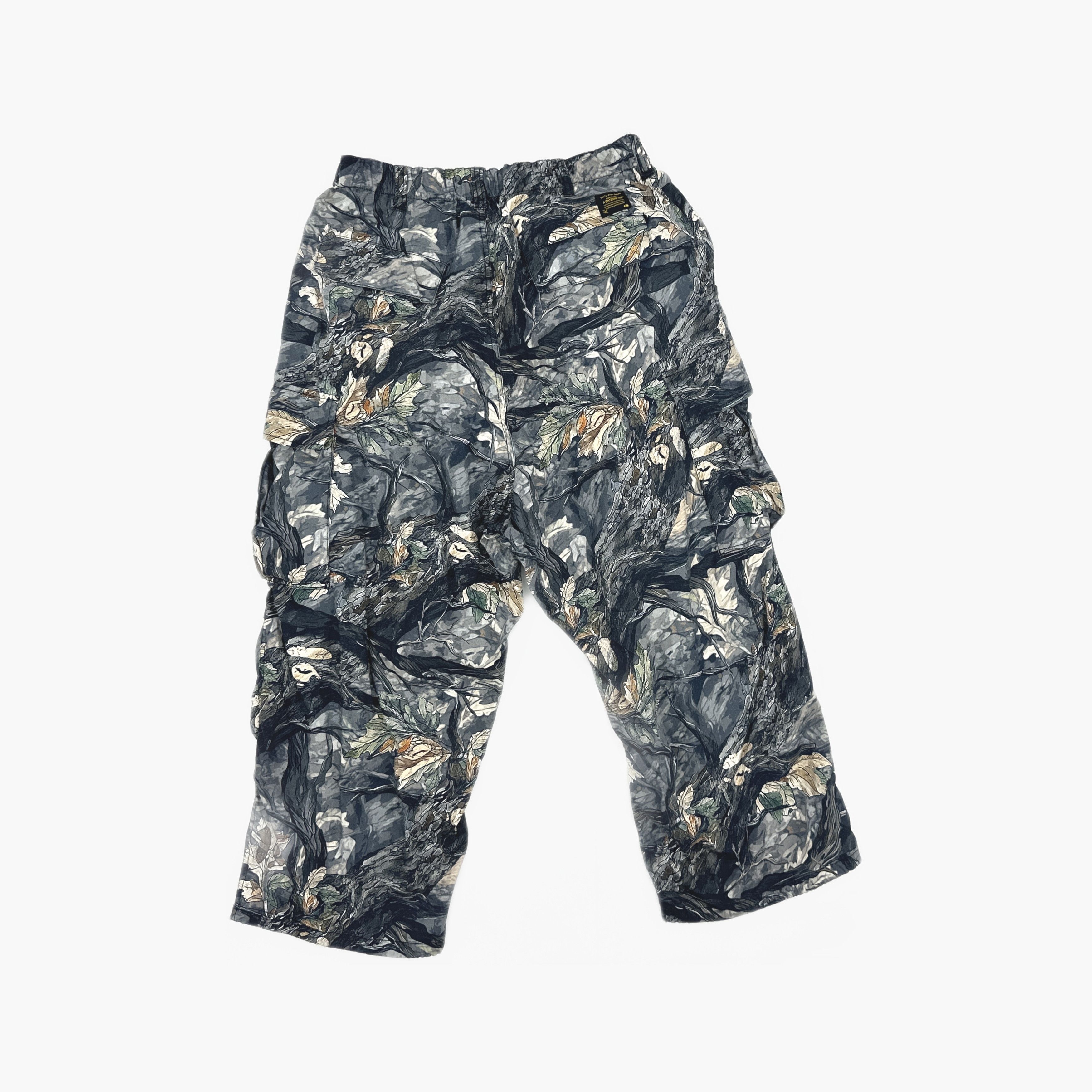 Bape A Bathing Ape Tree Camo Cargo Pants Size L Size US 34 / EU 50 - 2 Thumbnail