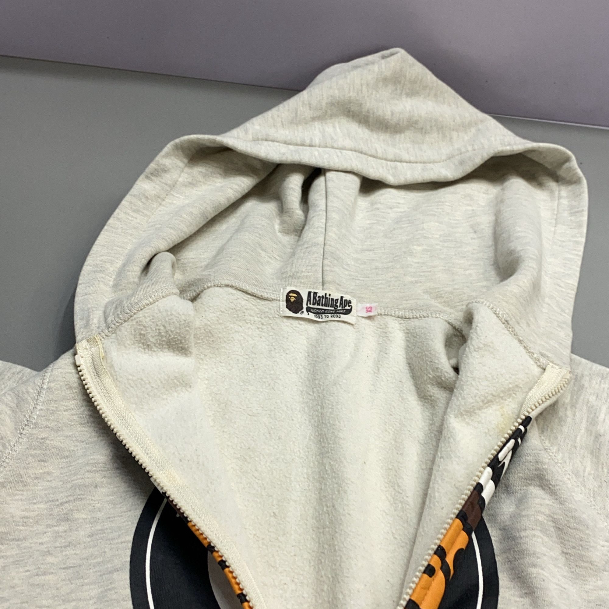 Bape A BATHING APE Busy Works Logo Zip Hoodie Size XS Size US XS / EU 42 / 0 - 9 Thumbnail