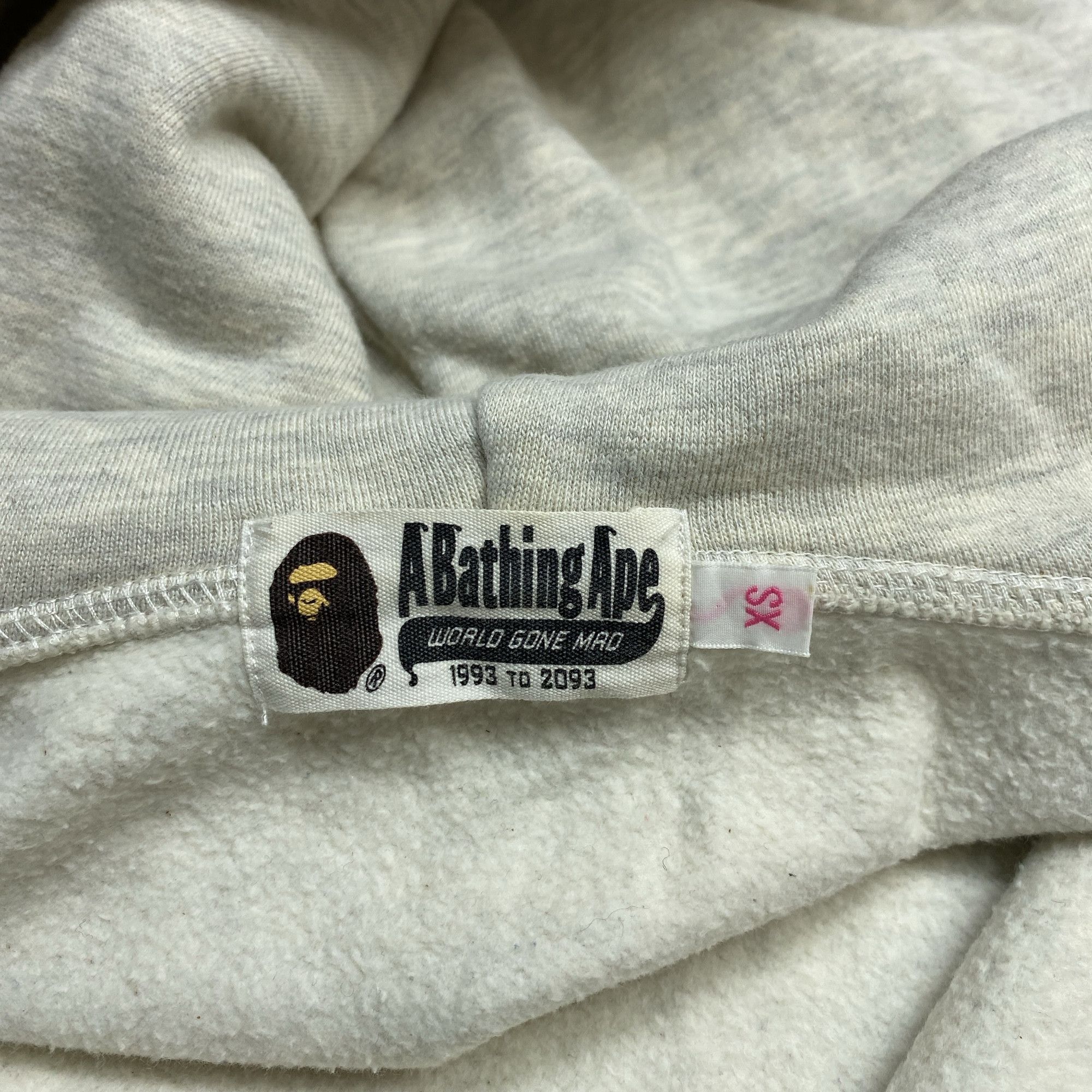 Bape A BATHING APE Busy Works Logo Zip Hoodie Size XS Size US XS / EU 42 / 0 - 4 Thumbnail