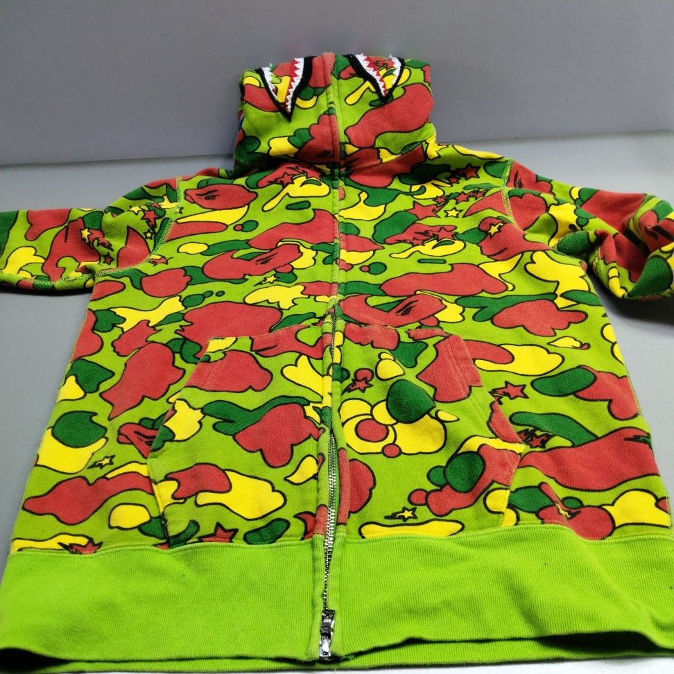 Bape BAPE Camo Shark Zip Hoodie Size S Size US S / EU 44-46 / 1 - 11 Thumbnail