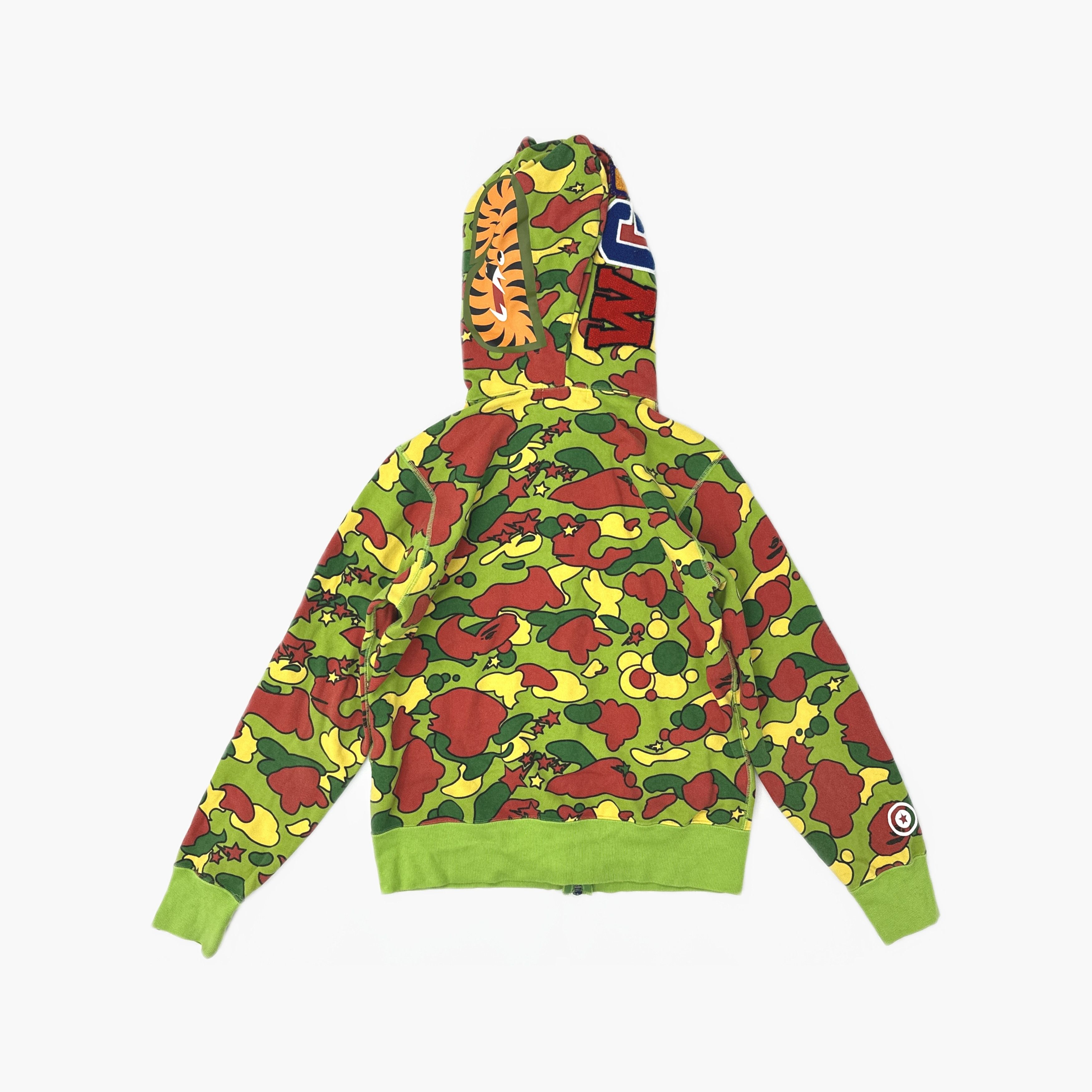 Bape BAPE Camo Shark Zip Hoodie Size S Size US S / EU 44-46 / 1 - 2 Thumbnail