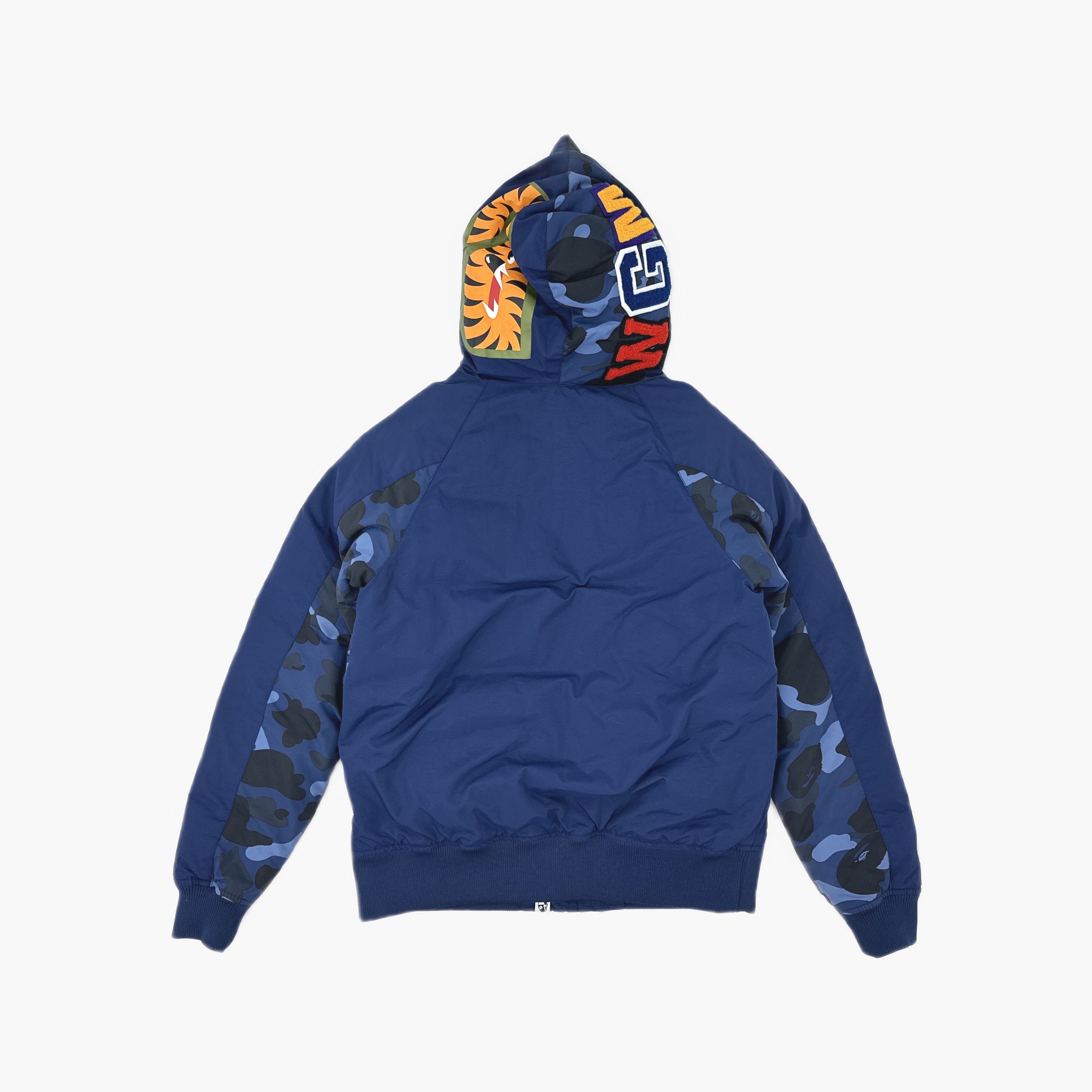 Bape A Bathing Ape Shark Camo Down Jacket Size M Size US M / EU 48-50 / 2 - 2 Thumbnail