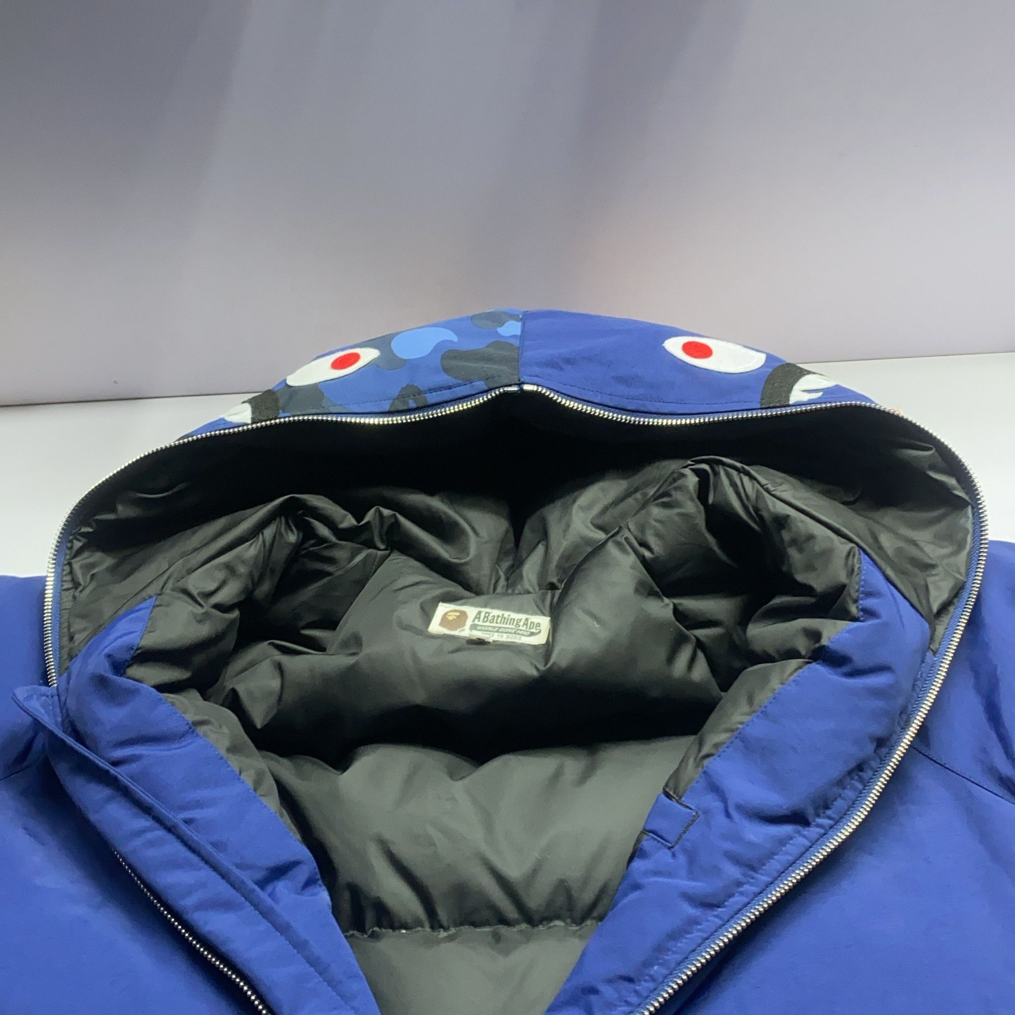 Bape A Bathing Ape Shark Camo Down Jacket Size M Size US M / EU 48-50 / 2 - 7 Thumbnail