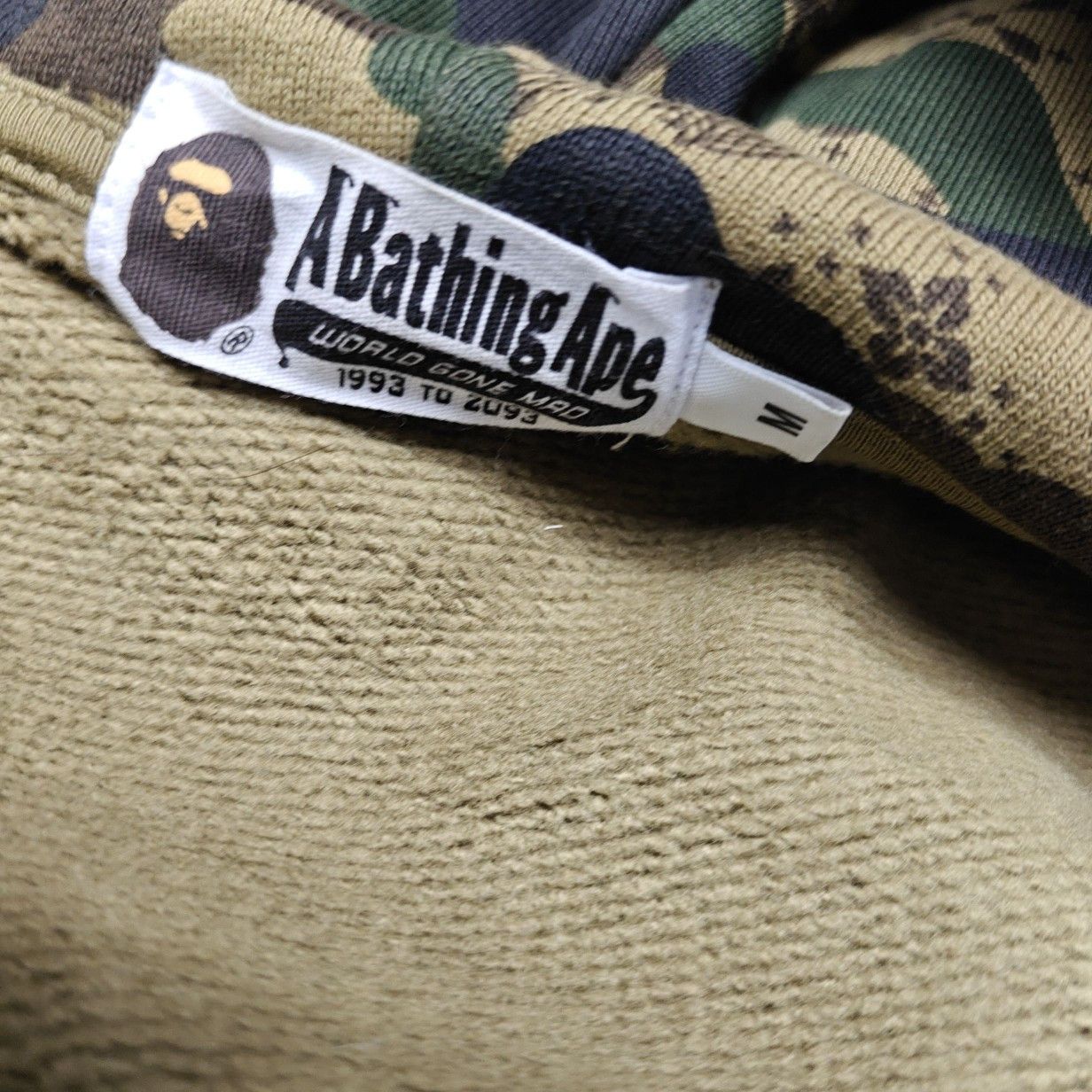 Bape A Bathing Ape x Clot Camo Zip Hoodie Size M Size US M / EU 48-50 / 2 - 3 Thumbnail
