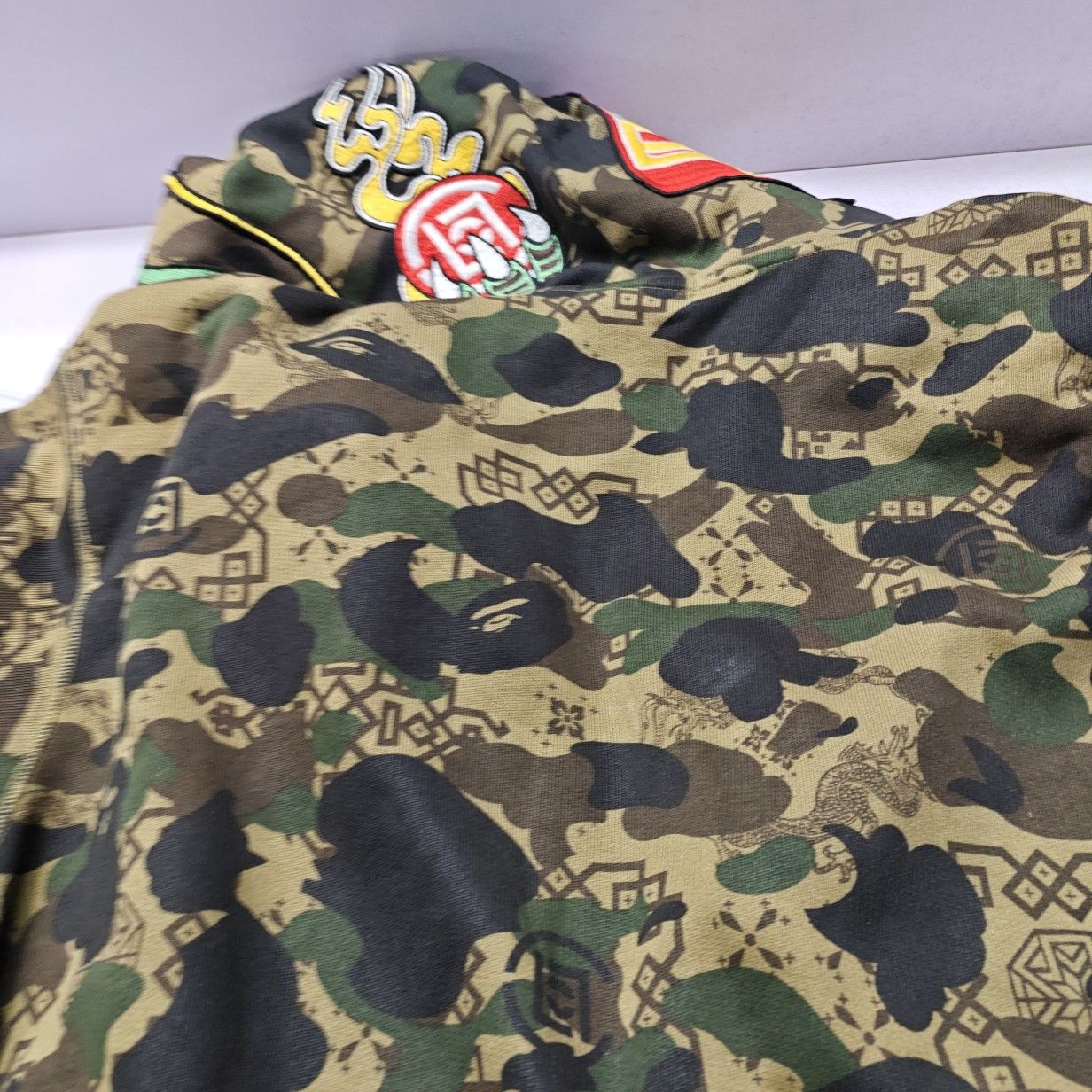 Bape A Bathing Ape x Clot Camo Zip Hoodie Size M Size US M / EU 48-50 / 2 - 5 Thumbnail