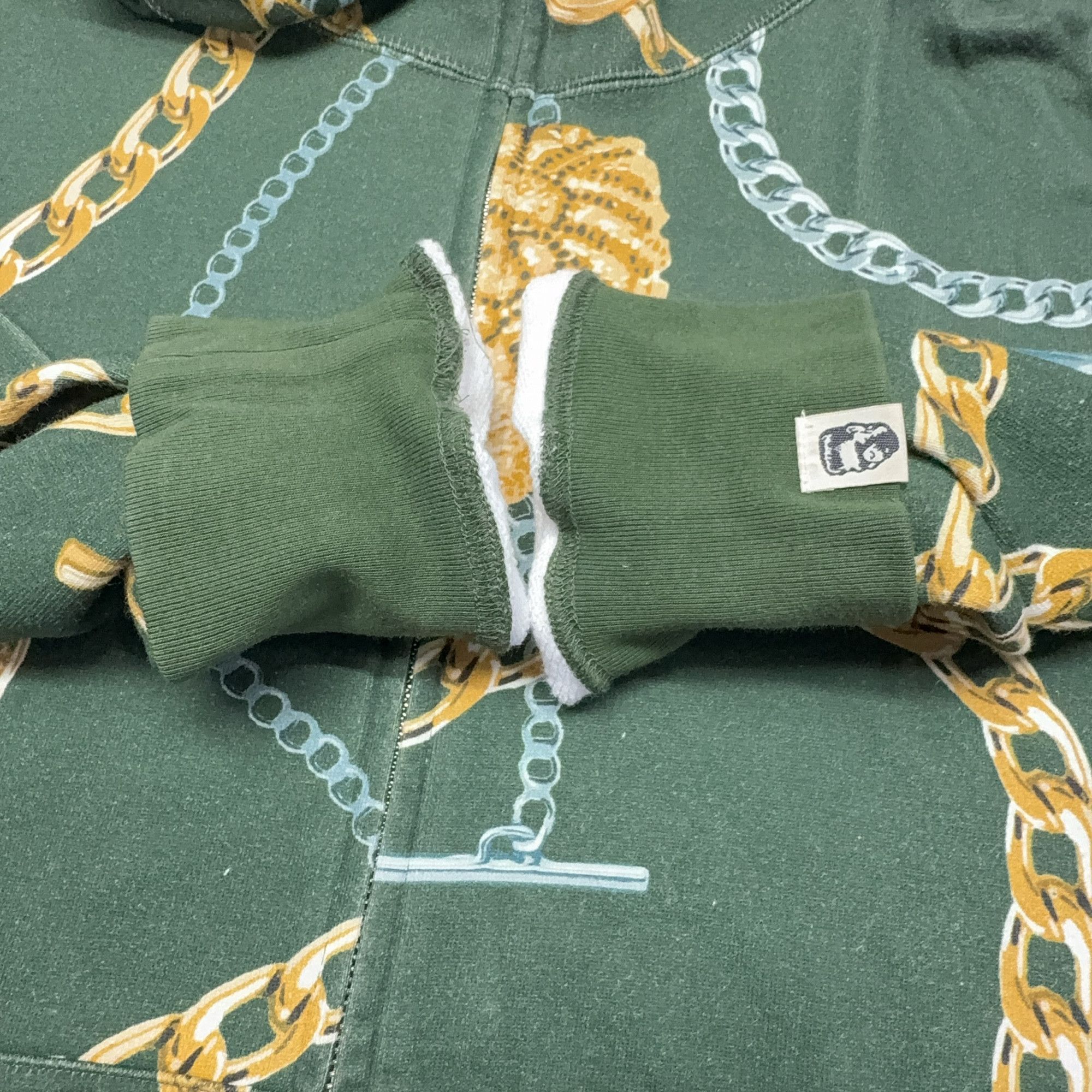 Bape A Bathing Ape Chain Shark Full Zip Hoodie Size XL Size US XL / EU 56 / 4 - 13 Thumbnail