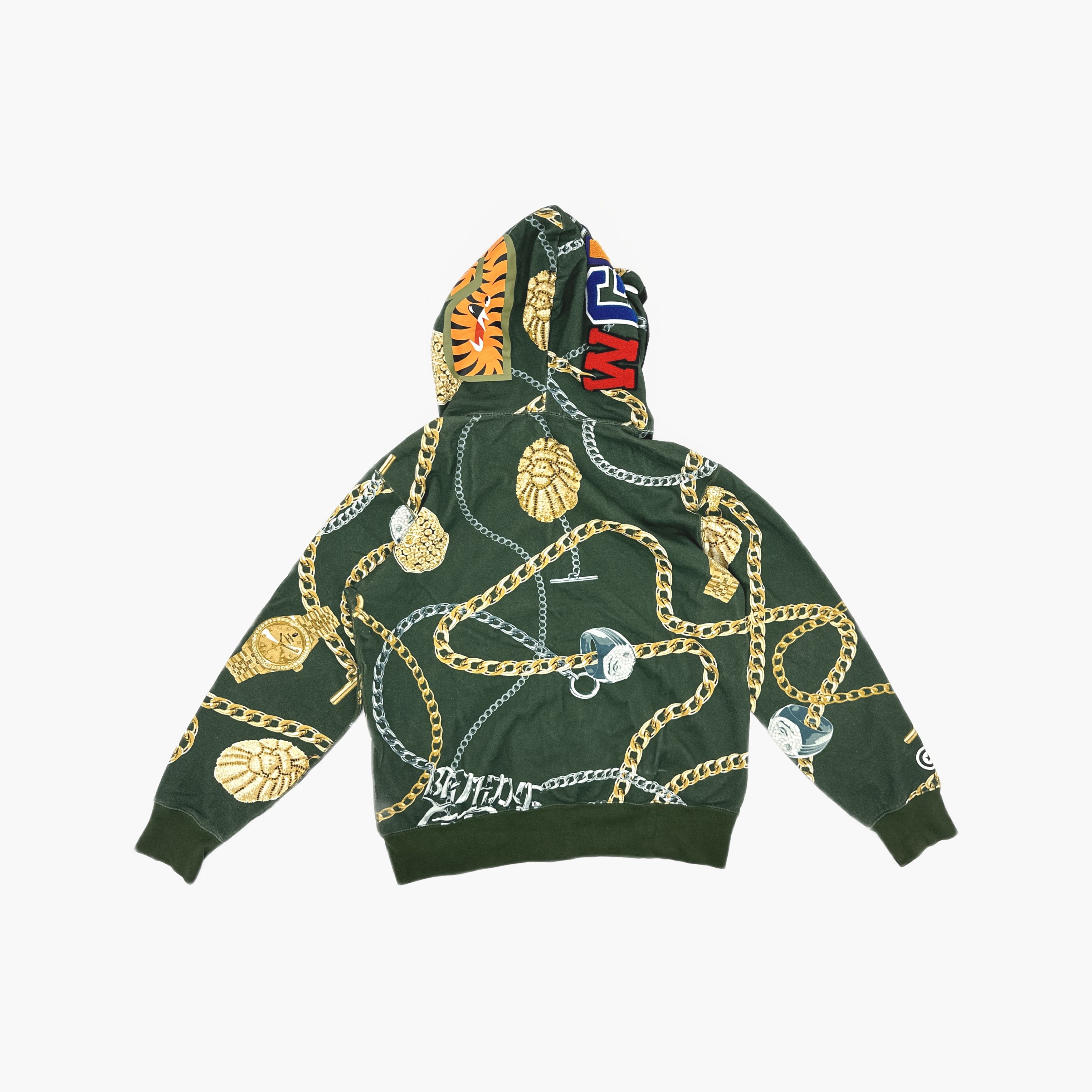 Bape A Bathing Ape Chain Shark Full Zip Hoodie Size XL Size US XL / EU 56 / 4 - 2 Thumbnail
