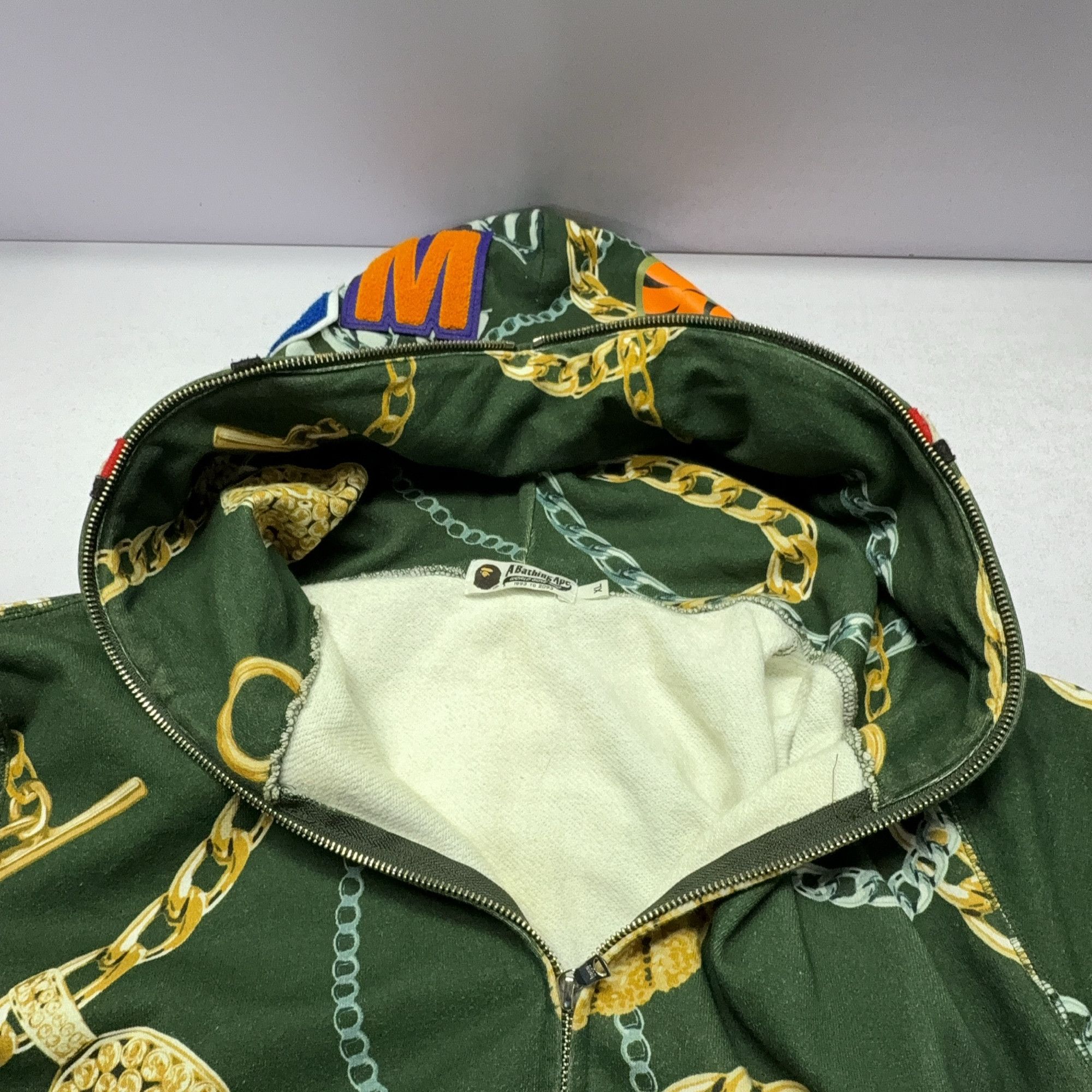 Bape A Bathing Ape Chain Shark Full Zip Hoodie Size XL Size US XL / EU 56 / 4 - 8 Thumbnail