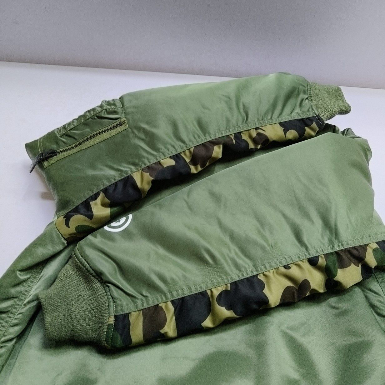 Bape A BATHING APE Shark Camo Bomber Jacket Size M Size US M / EU 48-50 / 2 - 18 Thumbnail