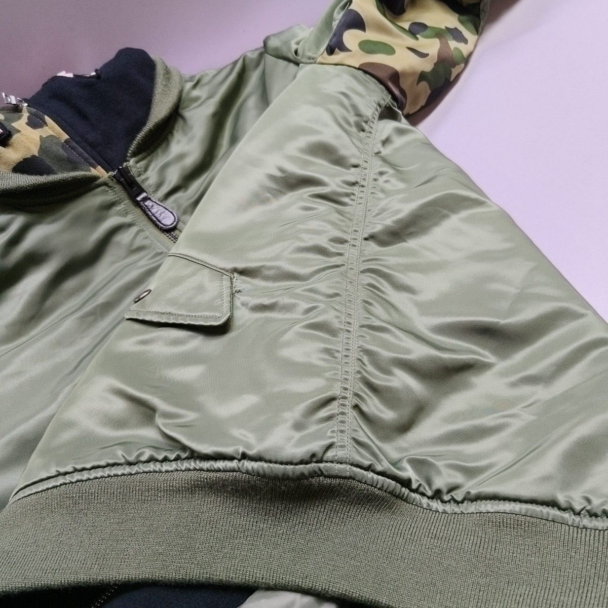 Bape A BATHING APE Shark Camo Bomber Jacket Size M Size US M / EU 48-50 / 2 - 16 Thumbnail