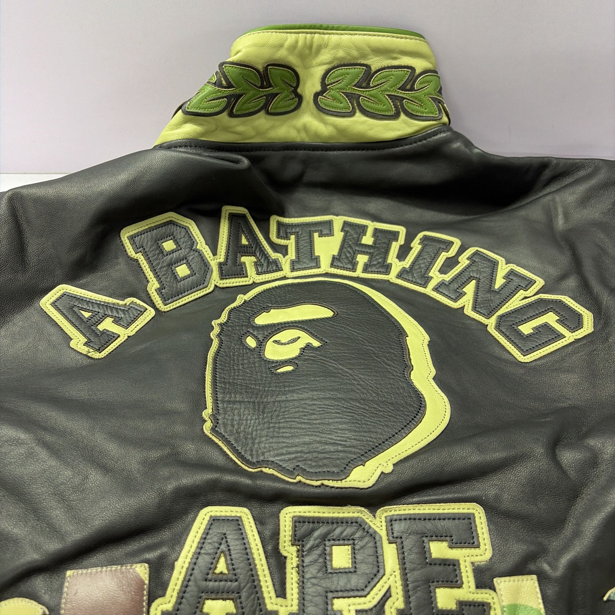 Bape BAPE x Jeff Hamilton Camo Leather Jacket Size L Size US L / EU 52-54 / 3 - 7 Thumbnail