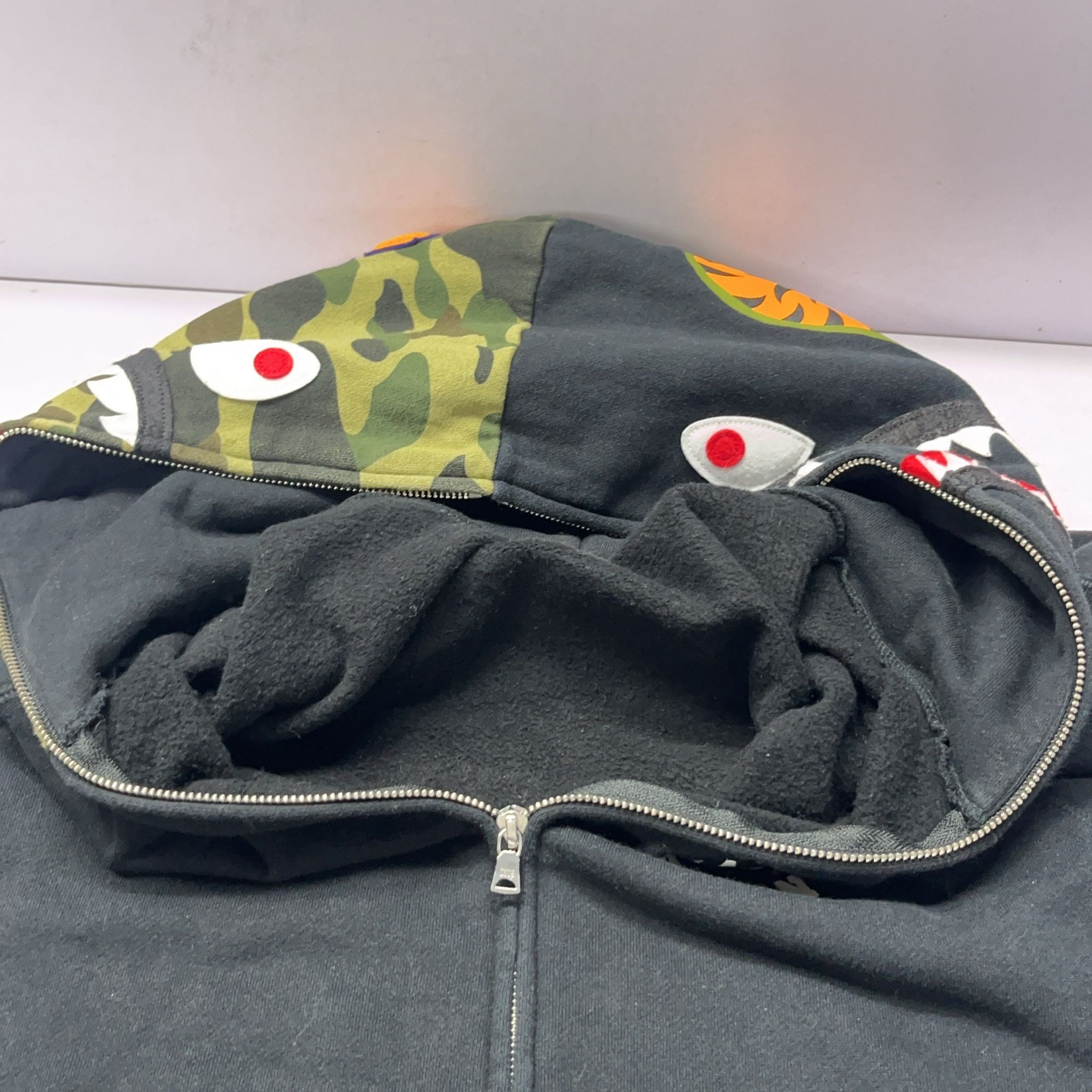 Bape A BATHING APE x Big Sean Shark Hoodie Size M Size US M / EU 48-50 / 2 - 8 Thumbnail