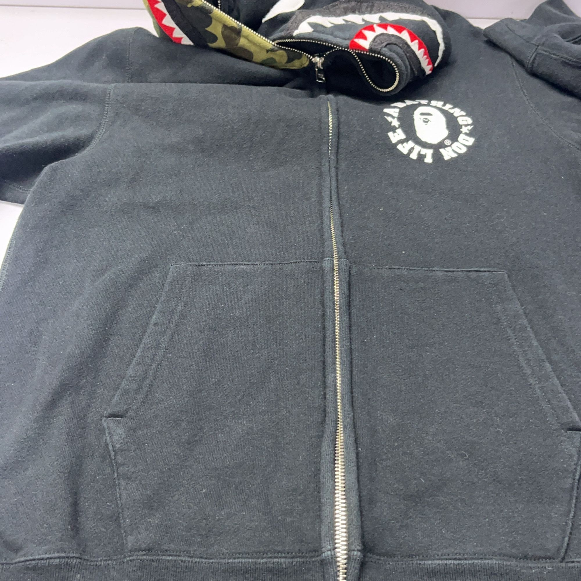Bape A BATHING APE x Big Sean Shark Hoodie Size M Size US M / EU 48-50 / 2 - 11 Thumbnail